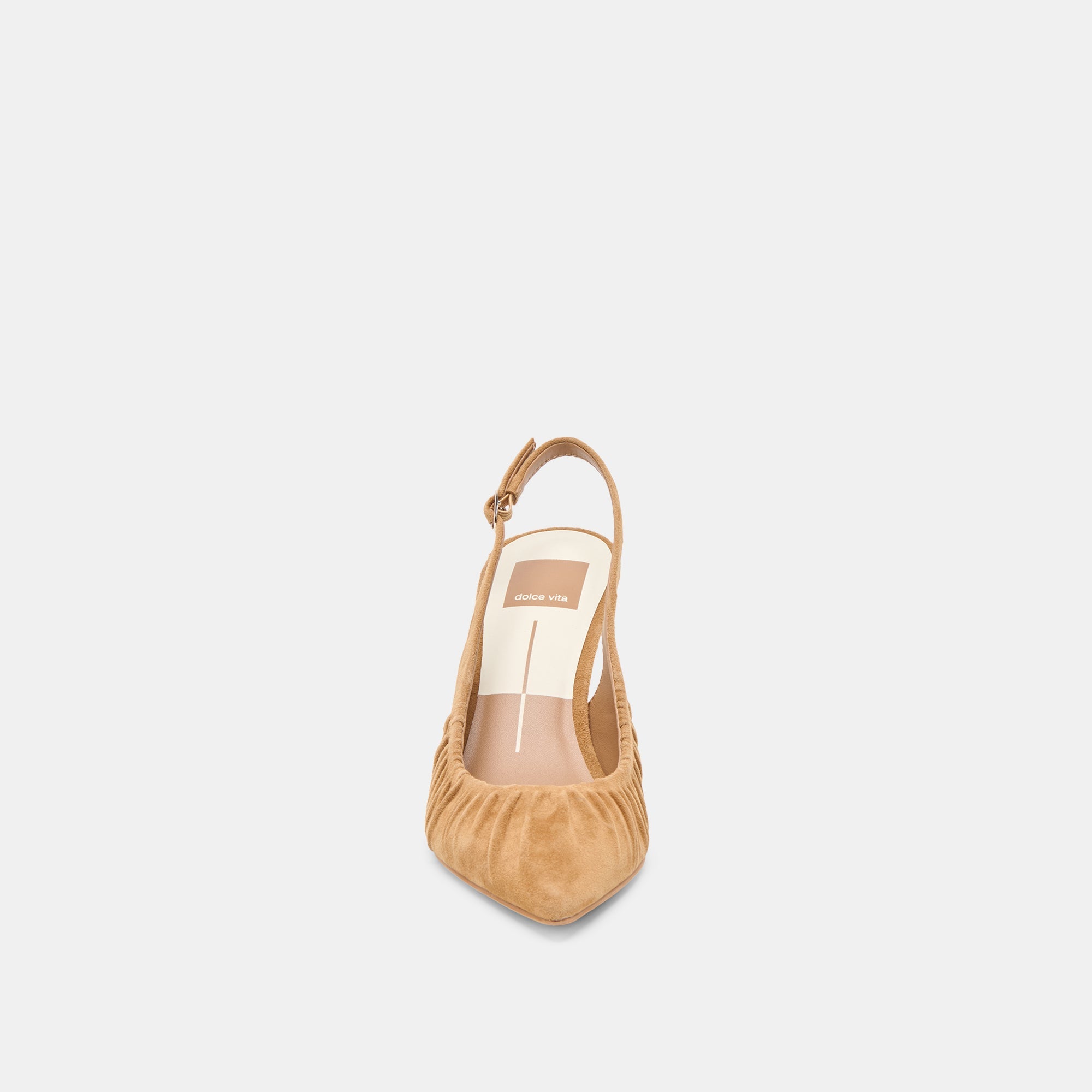 Keira Lt Brown Suede Heels / Dolce Vita