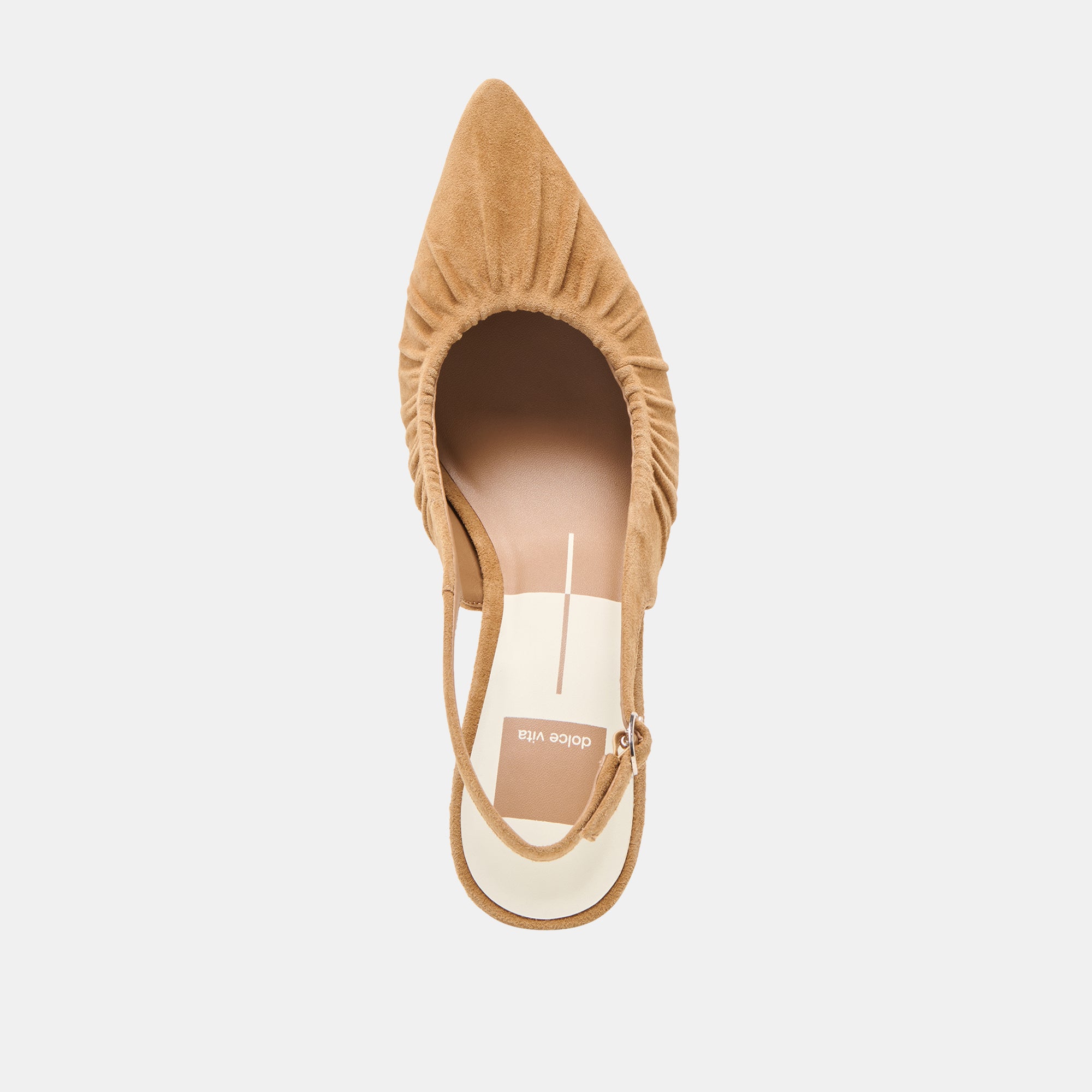 Keira Lt Brown Suede Heels / Dolce Vita