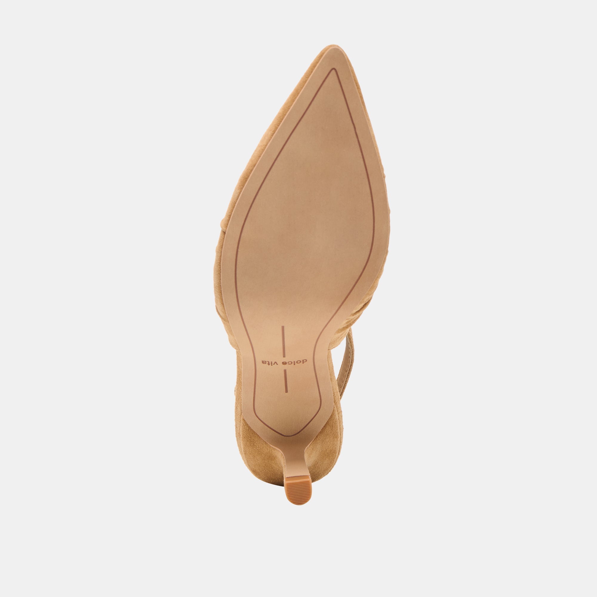 Keira Lt Brown Suede Heels / Dolce Vita