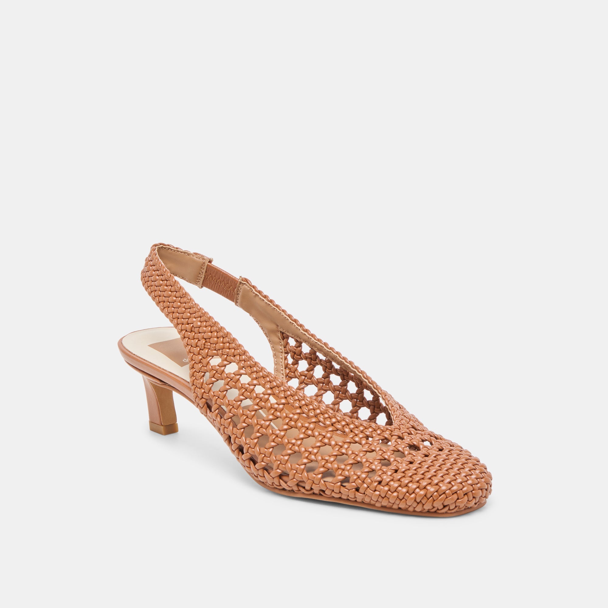 Fawne Saddle Woven Stella Heels / Dolce Vita