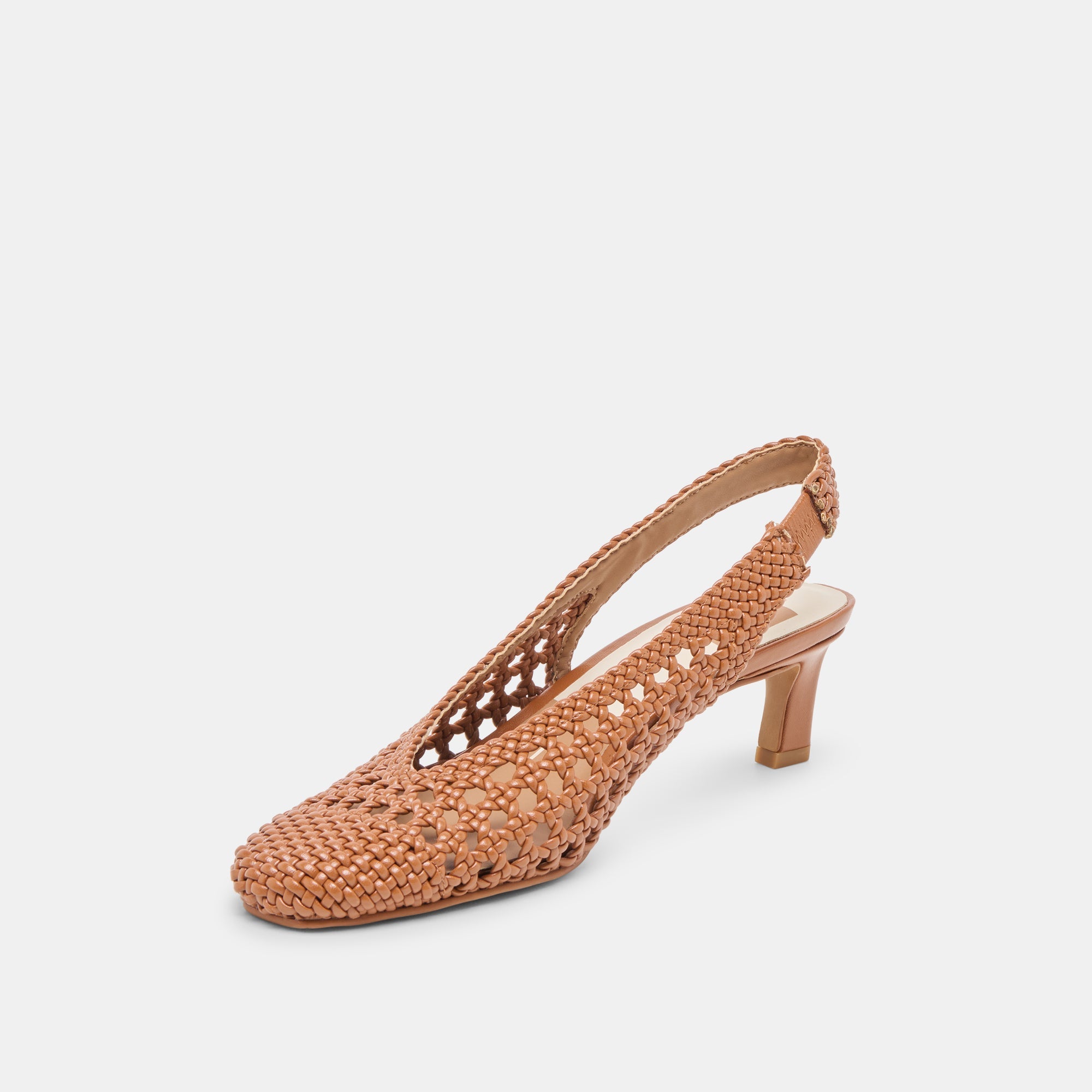 Fawne Saddle Woven Stella Heels / Dolce Vita