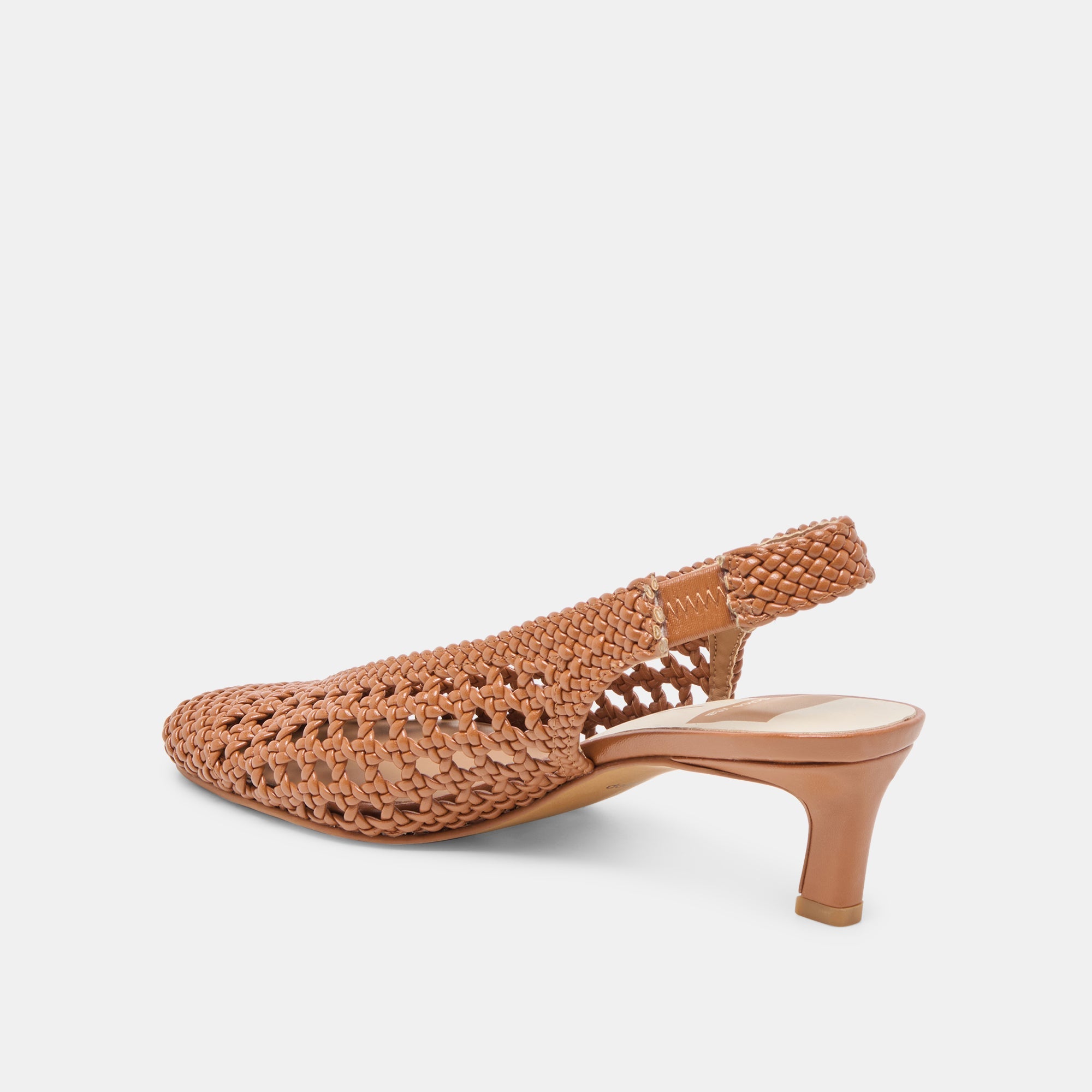 Fawne Saddle Woven Stella Heels / Dolce Vita