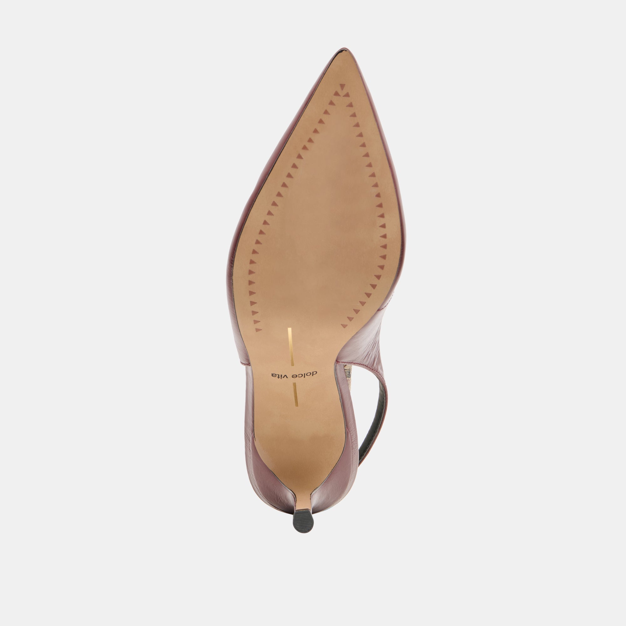 Elasi Oxblood Crinkle Heels / Dolce Vita