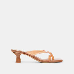 Brevel Vinyl Wide Whiskey Jelly Heels / Dolce Vita