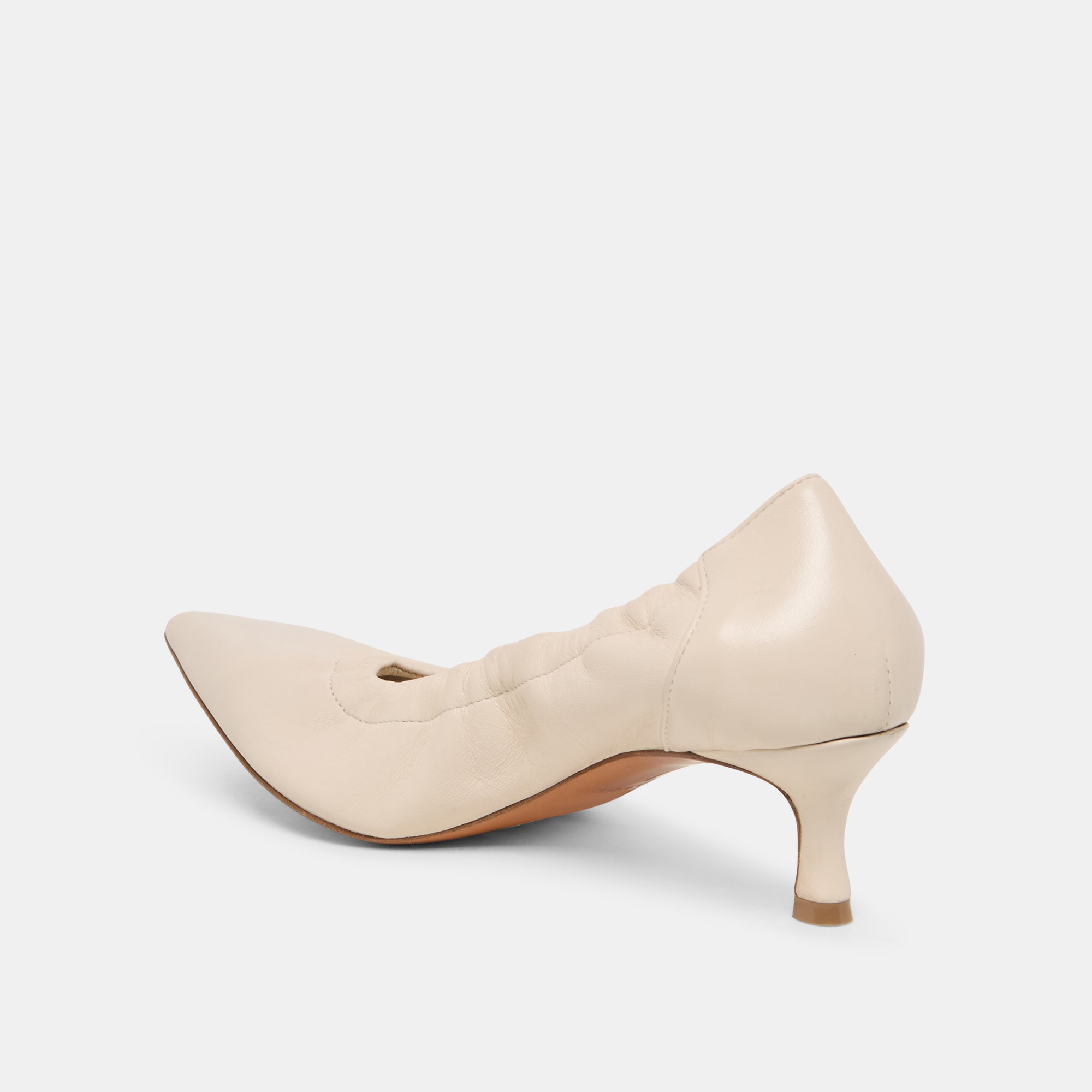 Celtin Off White Leather Heels / Dolce Vita