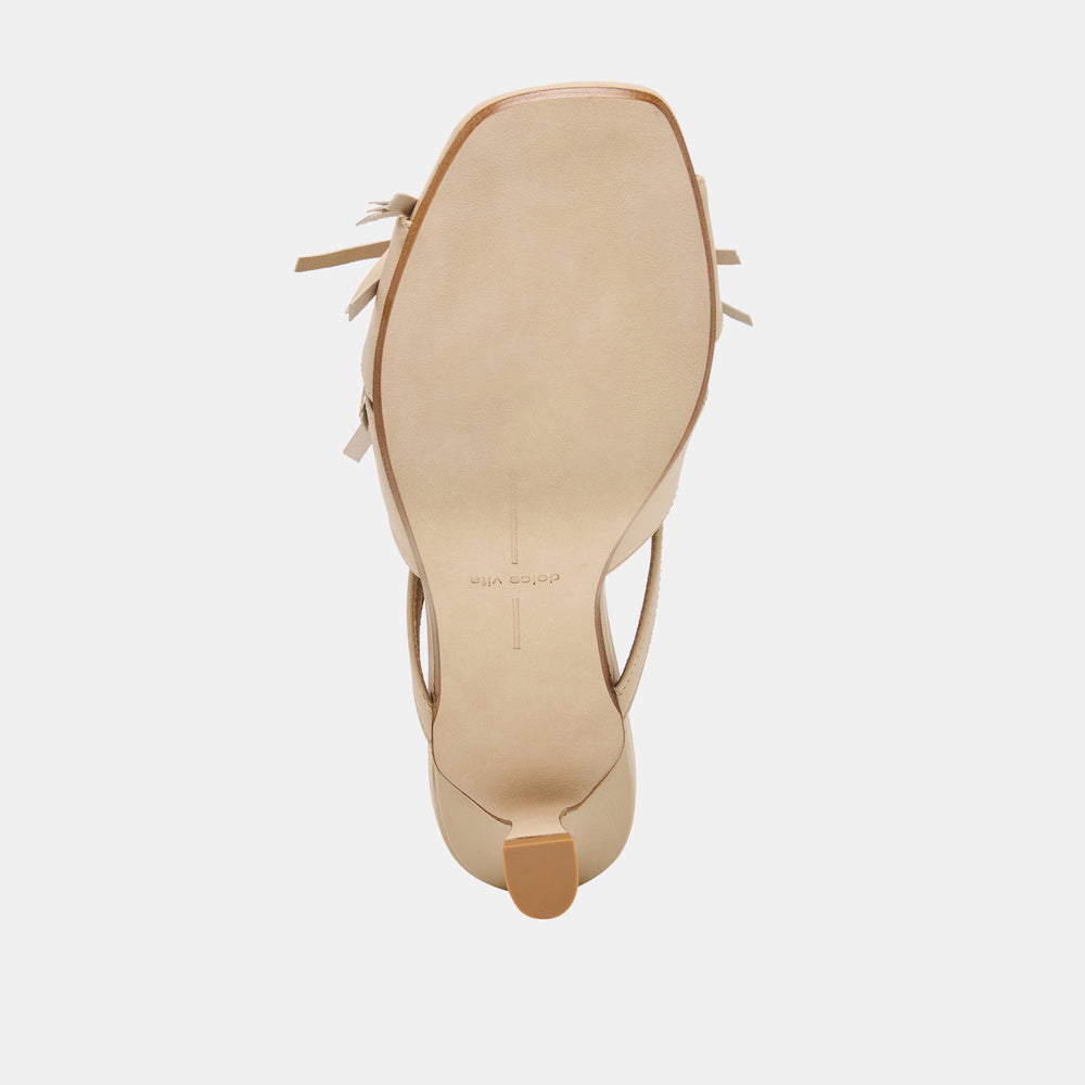 Rosaly Sand Leather Heels / Dolce Vita