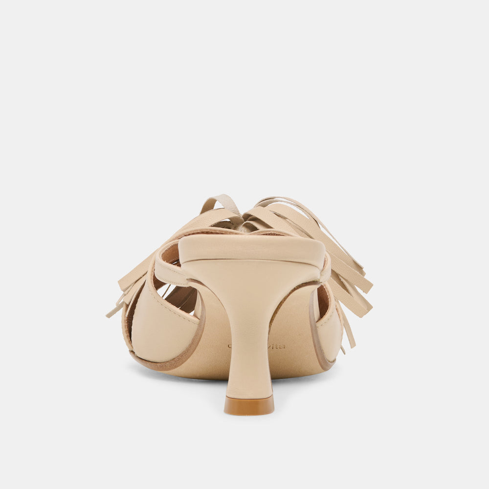 Rosaly Sand Leather Heels / Dolce Vita