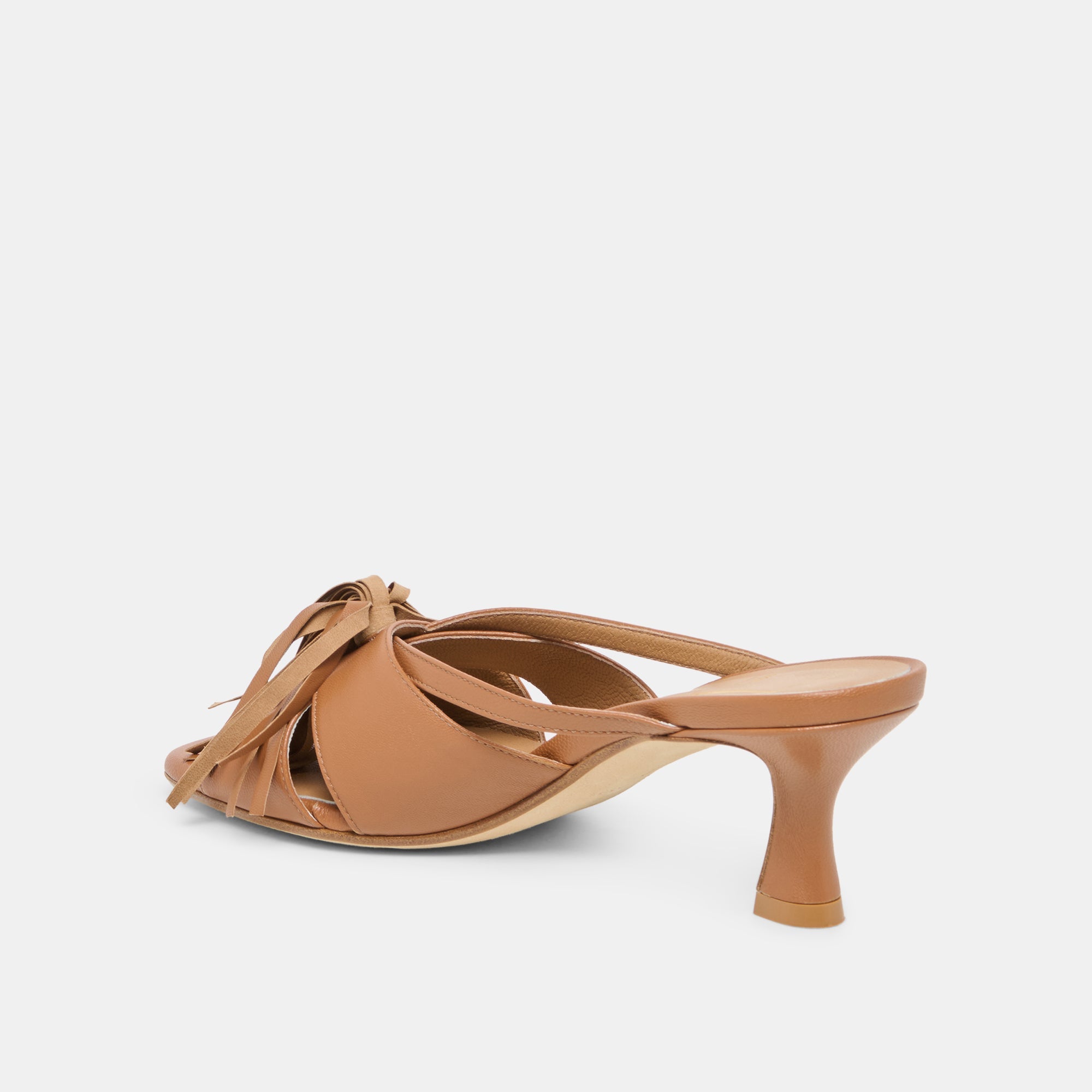 Rosaly Chestnut Leather Heels / Dolce Vita