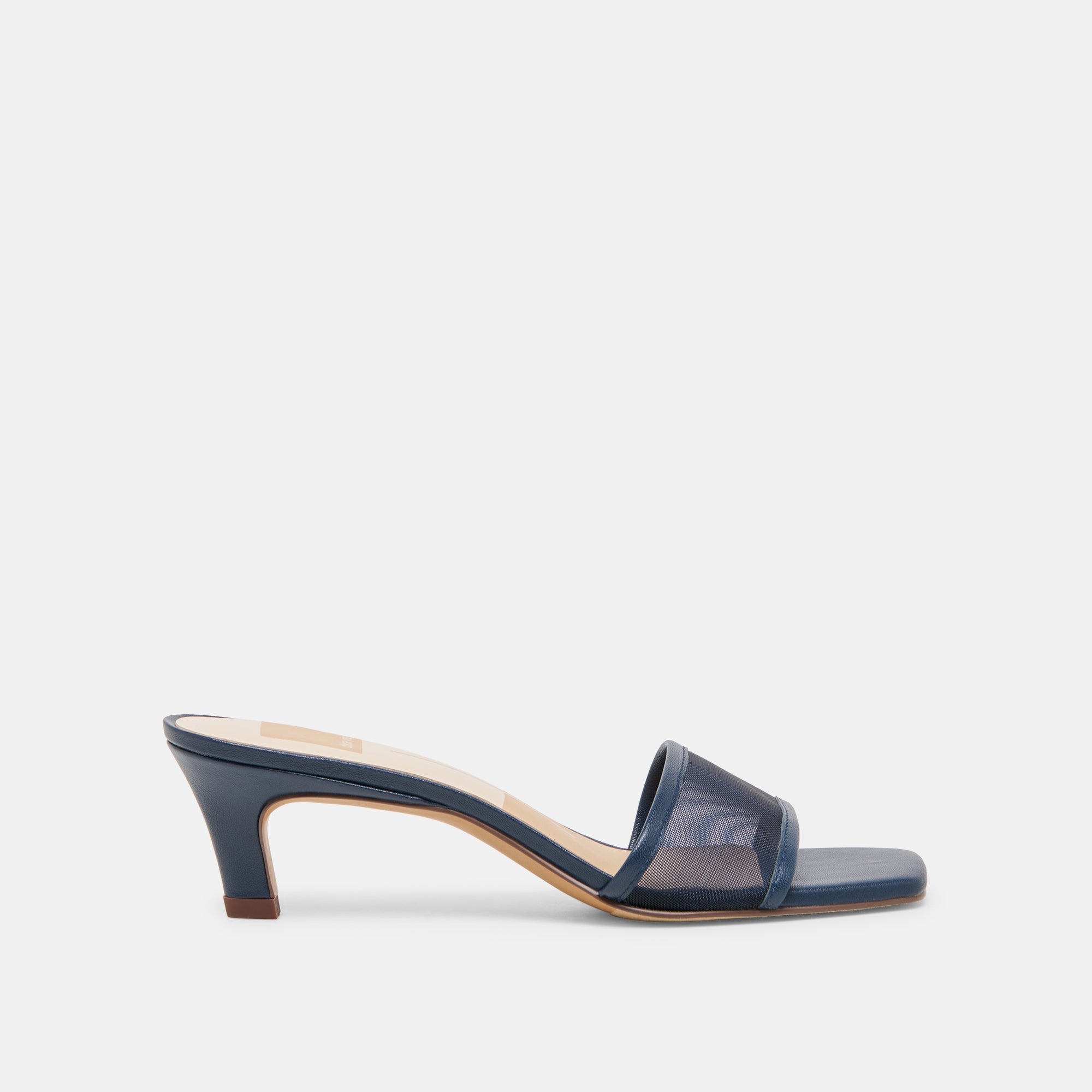 Rexa Mesh Navy Mesh Heels / Dolce Vita