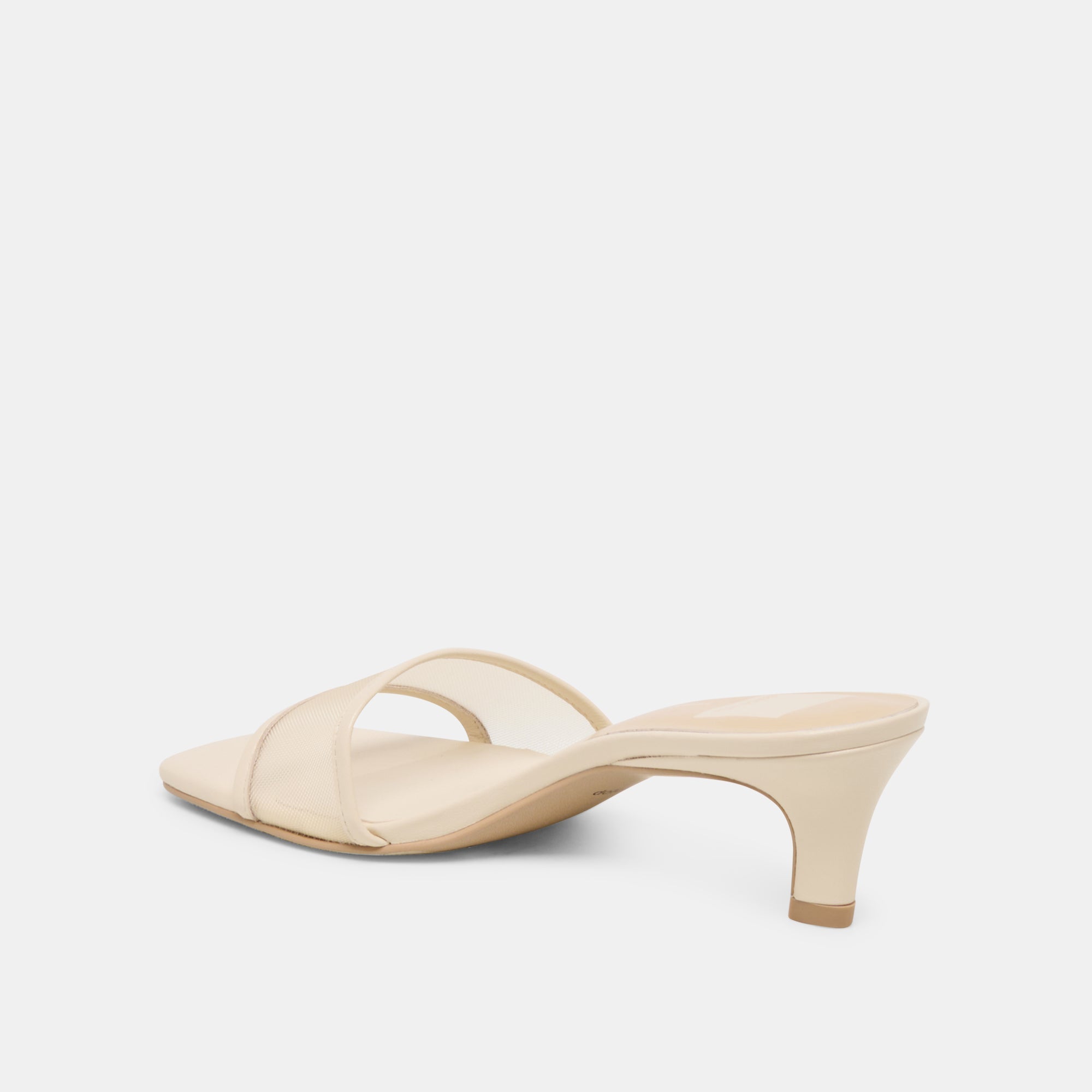 Rexa Mesh Creme Mesh Heels / Dolce Vita