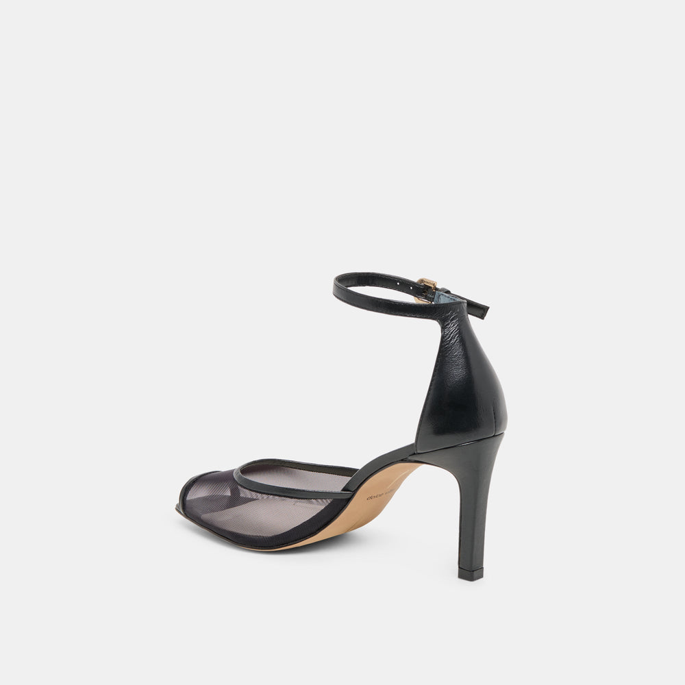 Serlo Onyx Mesh Heels / Dolce Vita