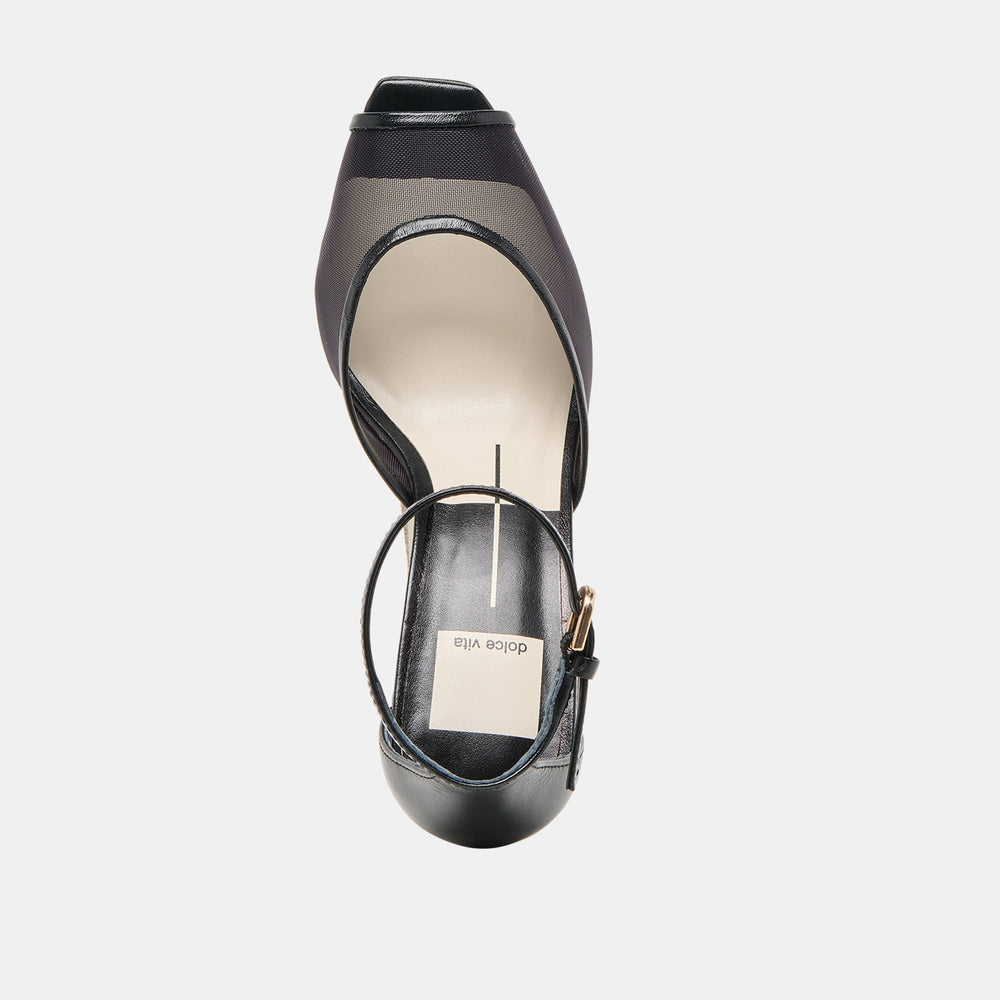 Serlo Onyx Mesh Heels / Dolce Vita