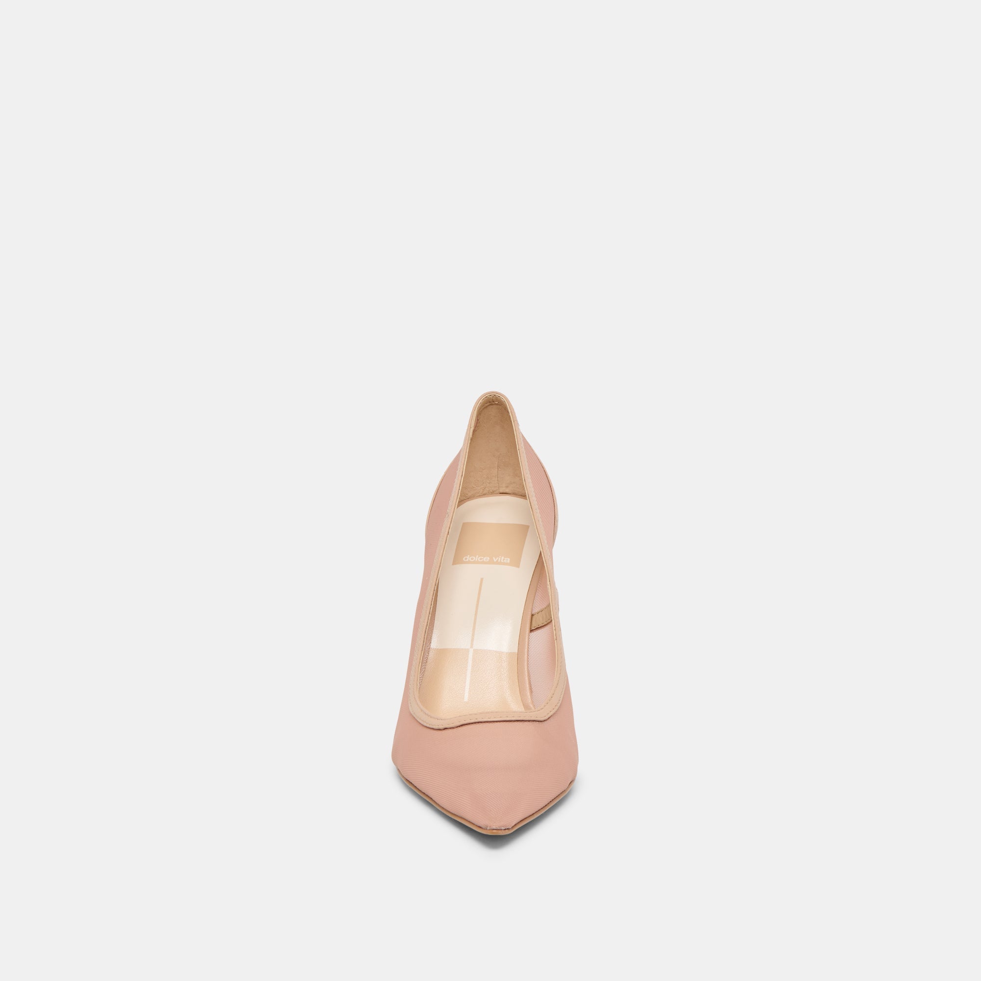 Malory Lt Tan Mesh Heels / Dolce Vita