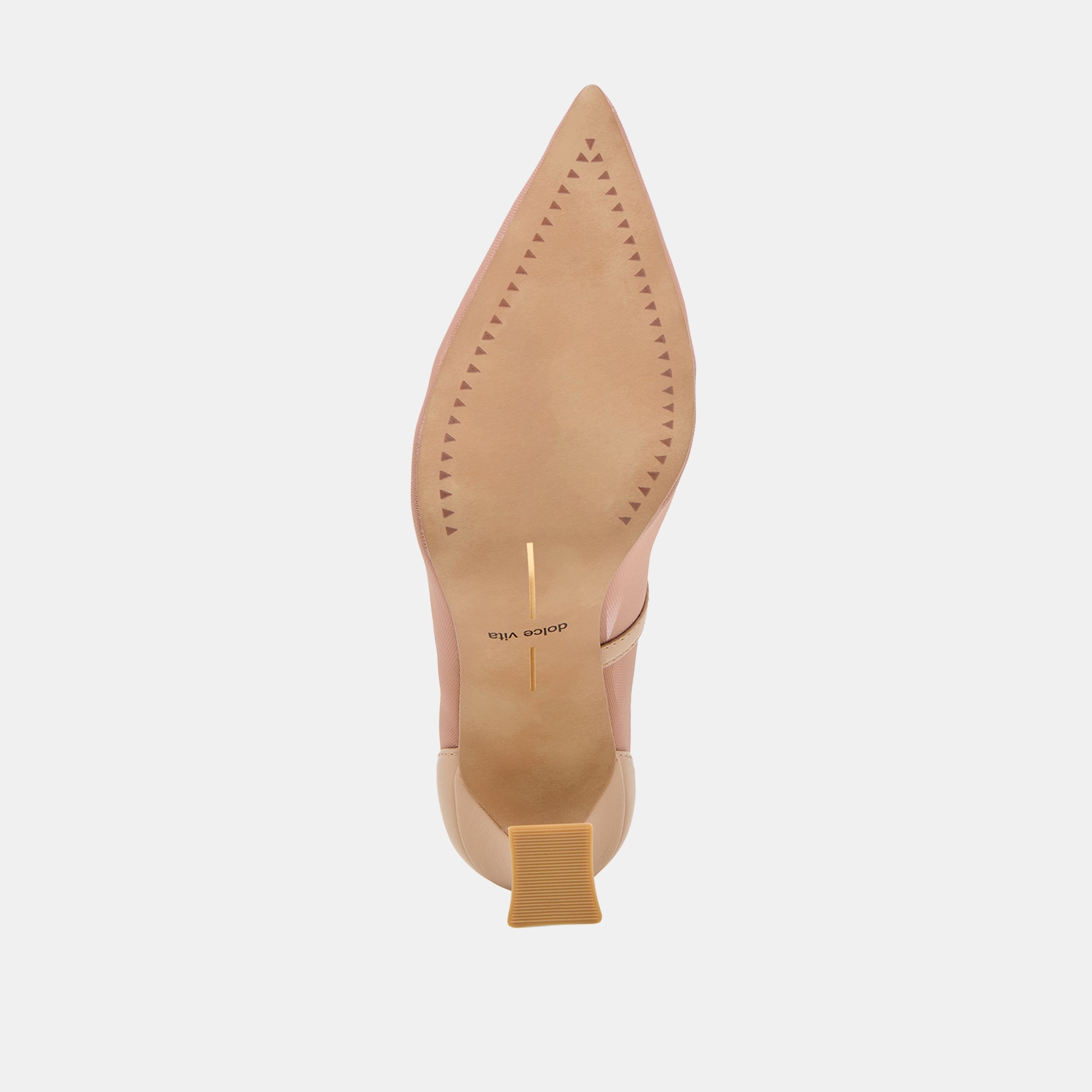 Malory Lt Tan Mesh Heels / Dolce Vita