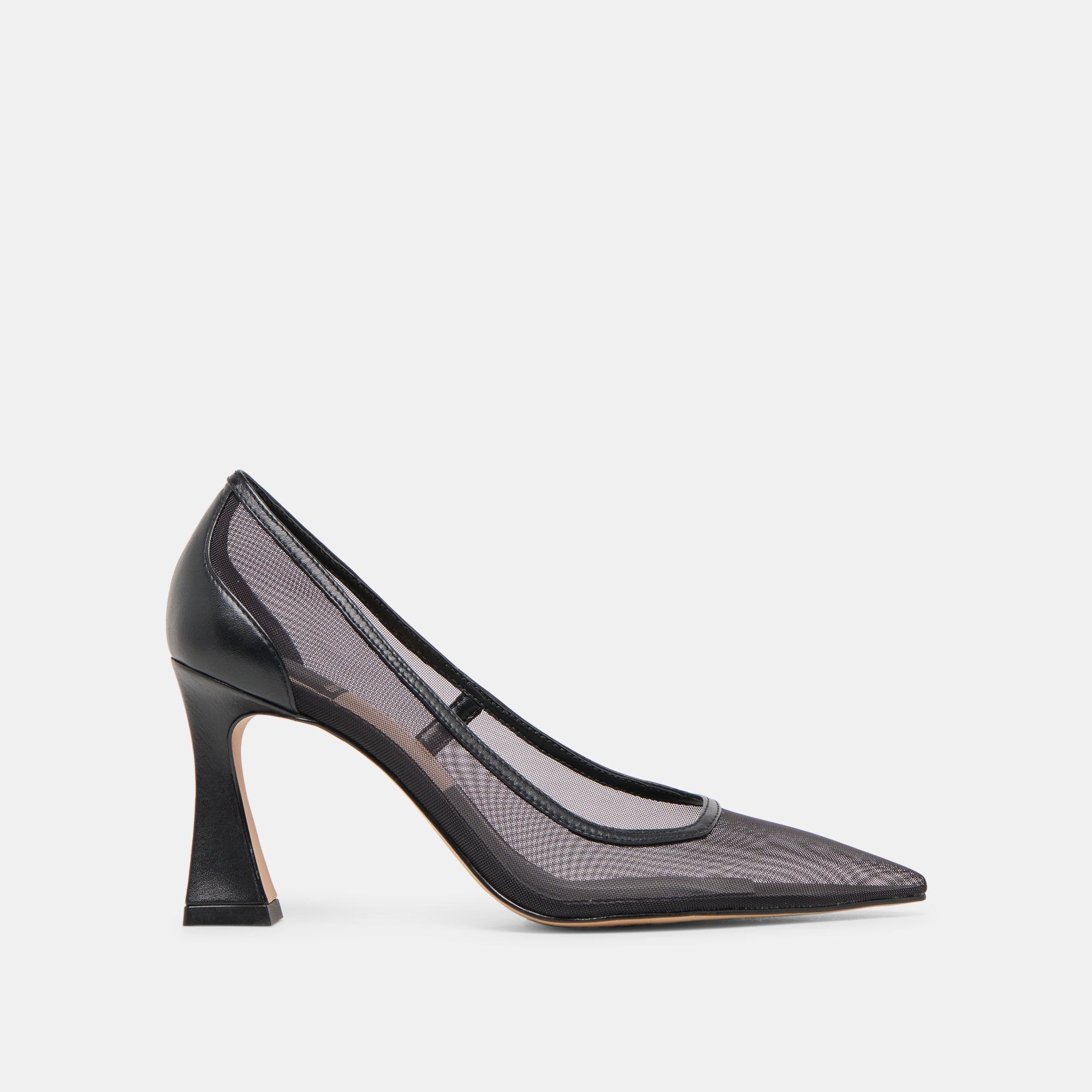 Malory Onyx Mesh Heels / Dolce Vita