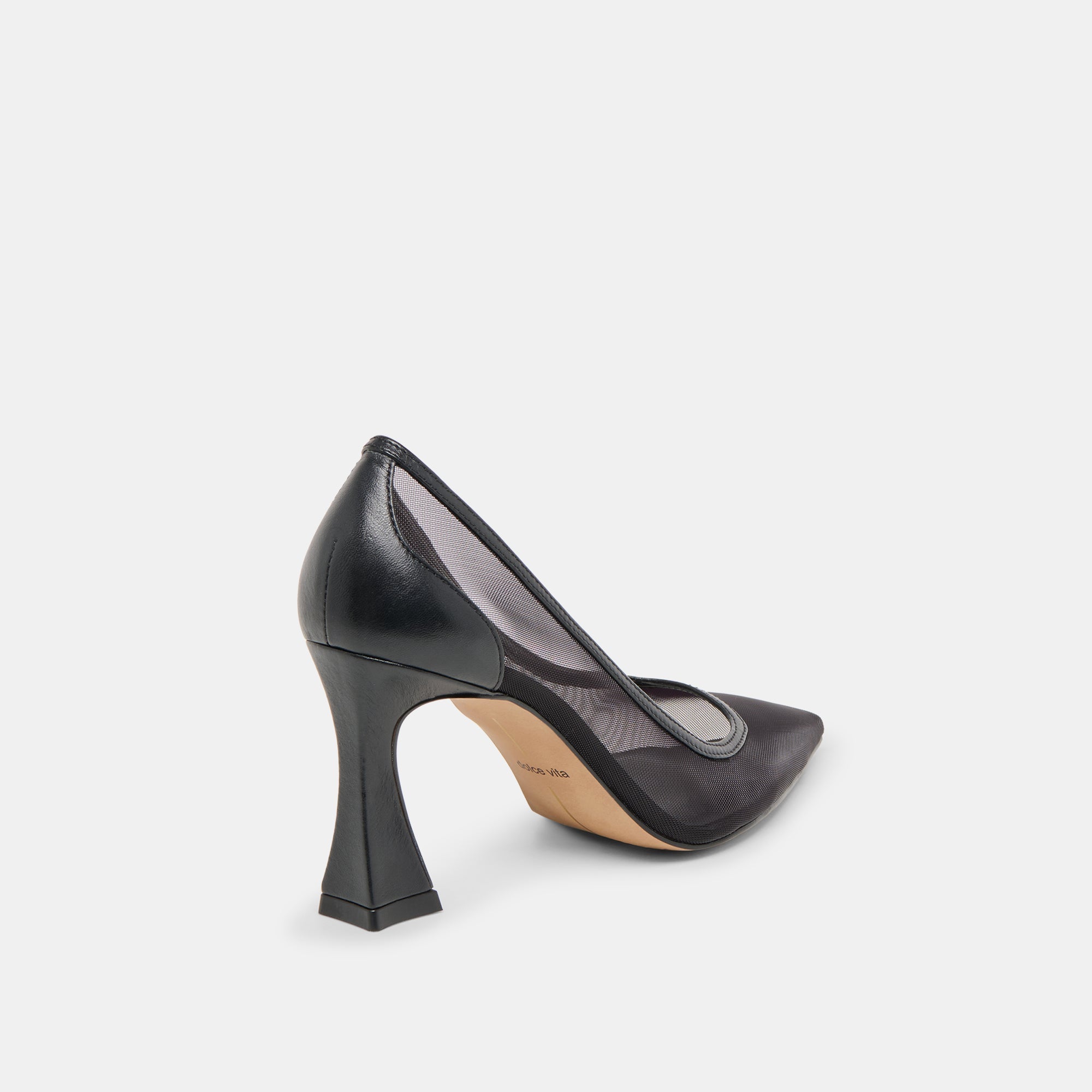 Malory Onyx Mesh Heels / Dolce Vita