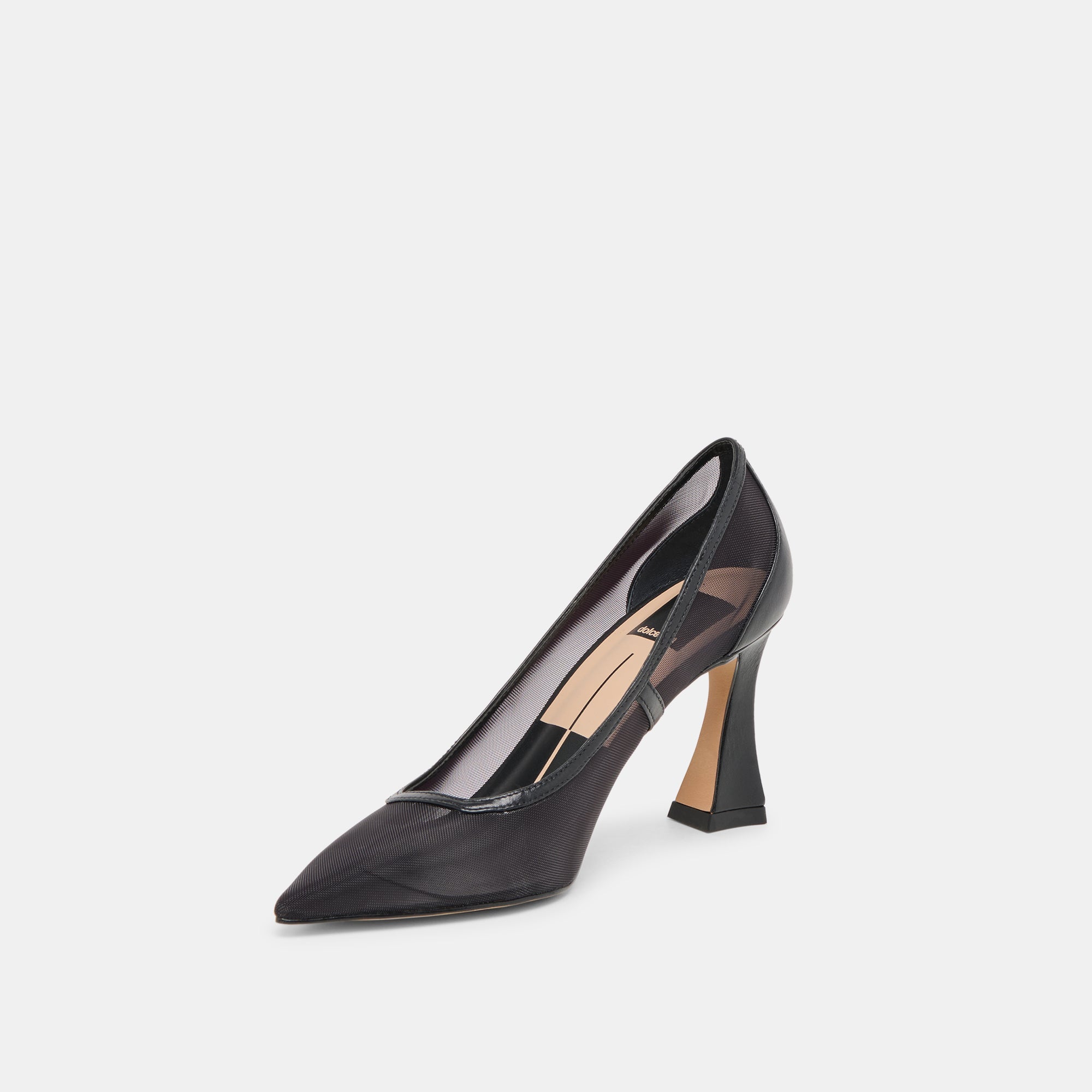 Malory Onyx Mesh Heels / Dolce Vita