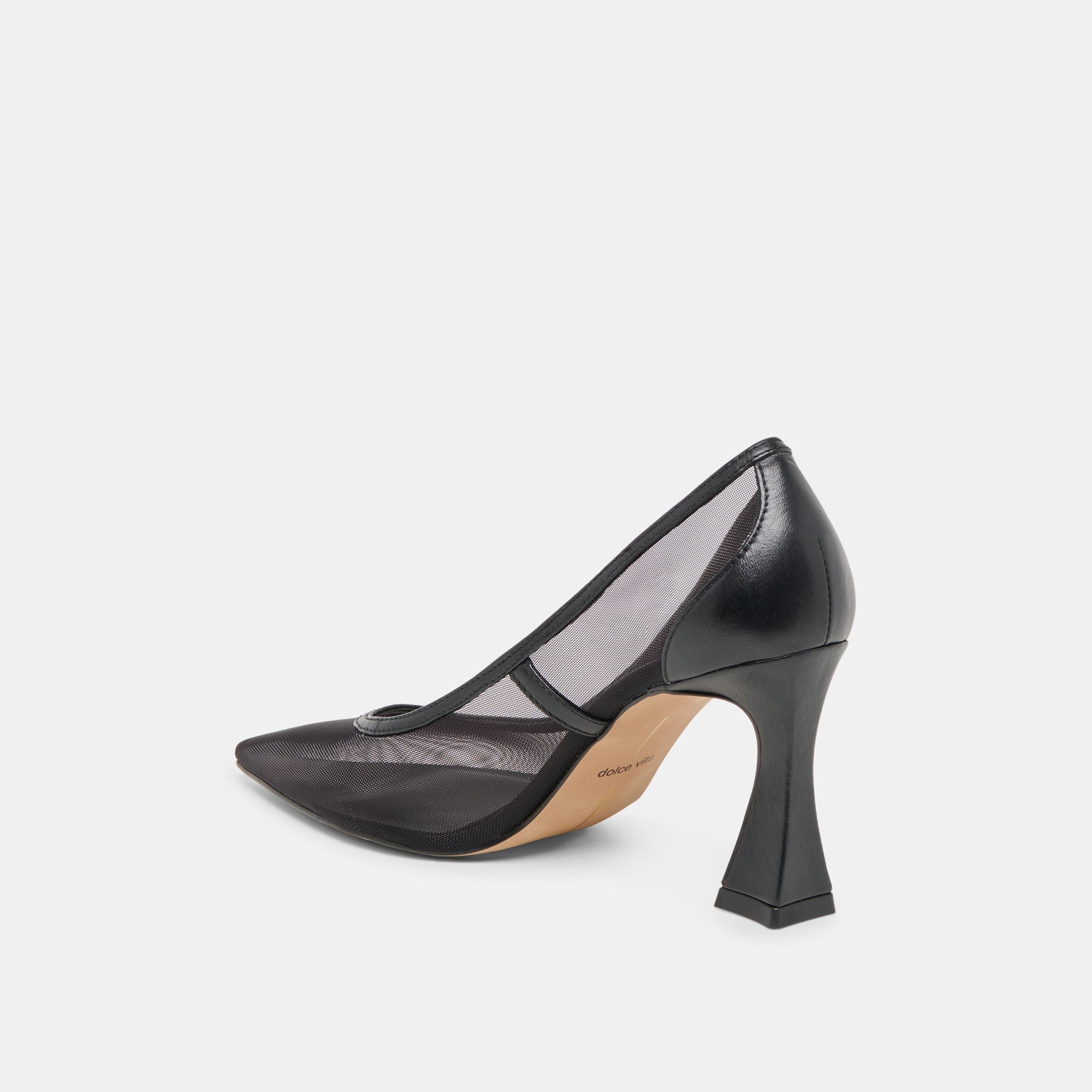 Malory Onyx Mesh Heels / Dolce Vita