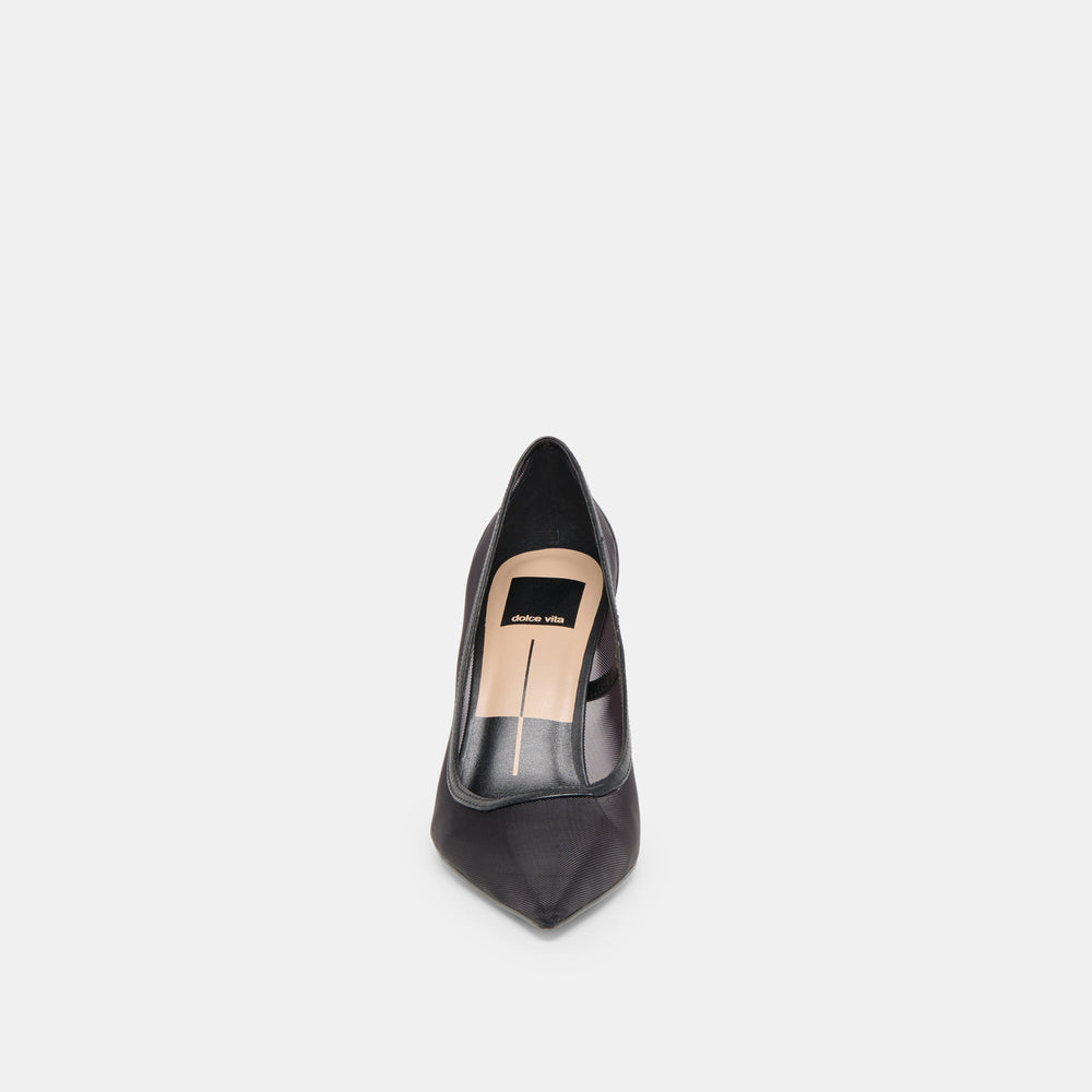 Malory Onyx Mesh Heels / Dolce Vita