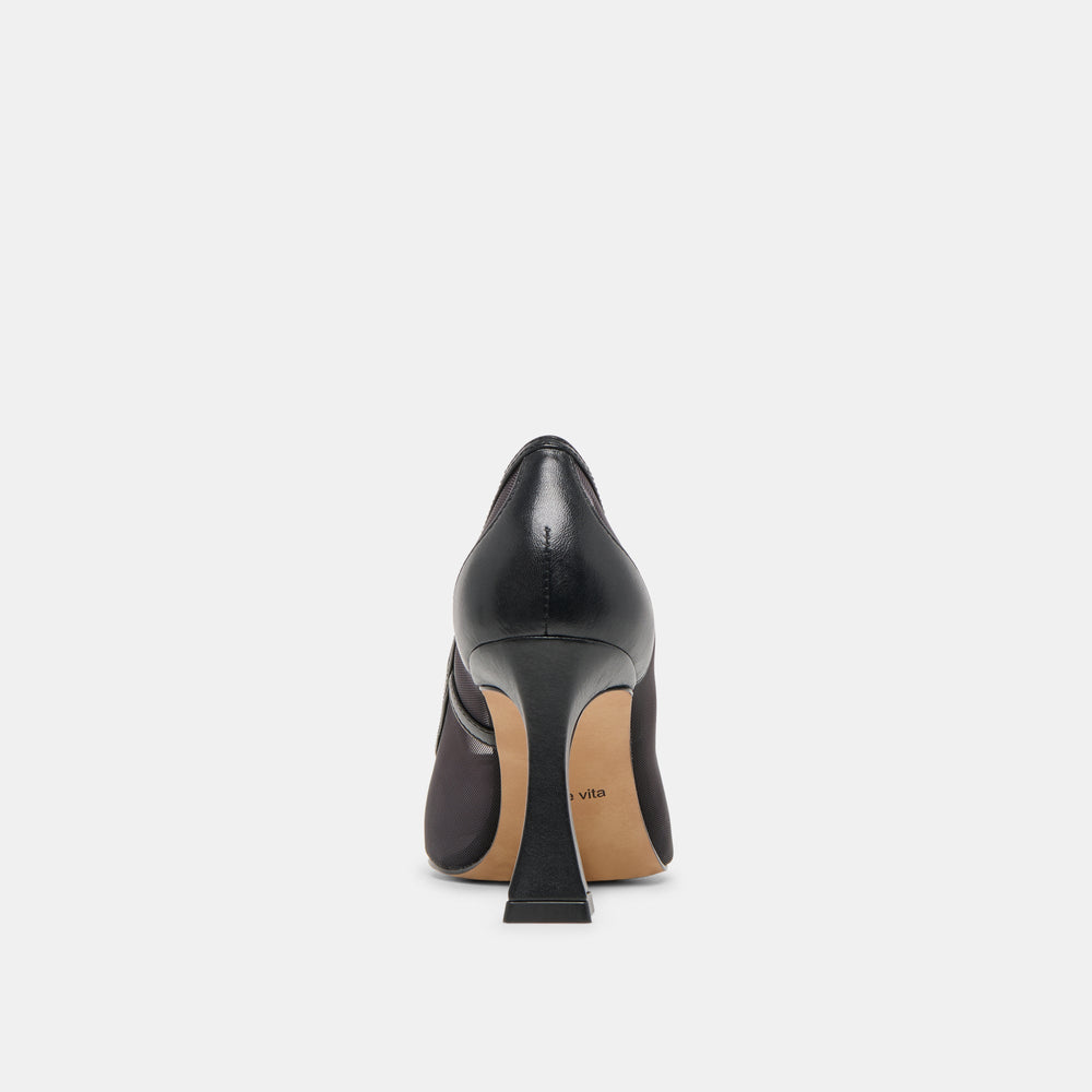 Malory Onyx Mesh Heels / Dolce Vita