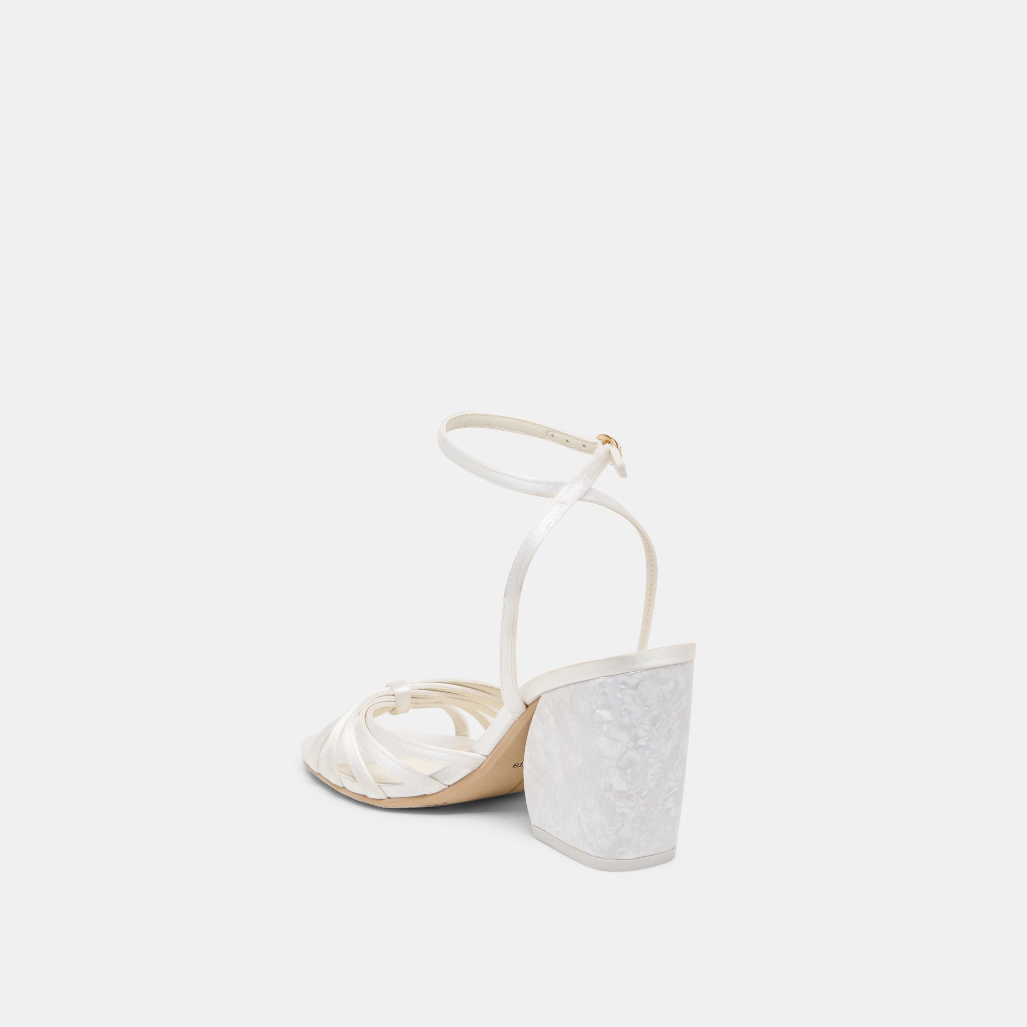 Ronica True White Satin Heels / Dolce Vita