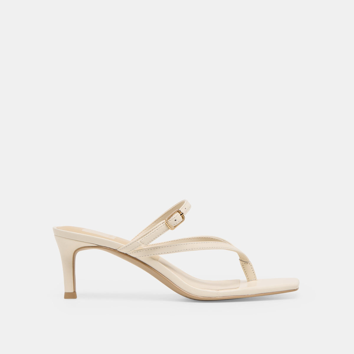Biaga Off White Leather Heels / Dolce Vita