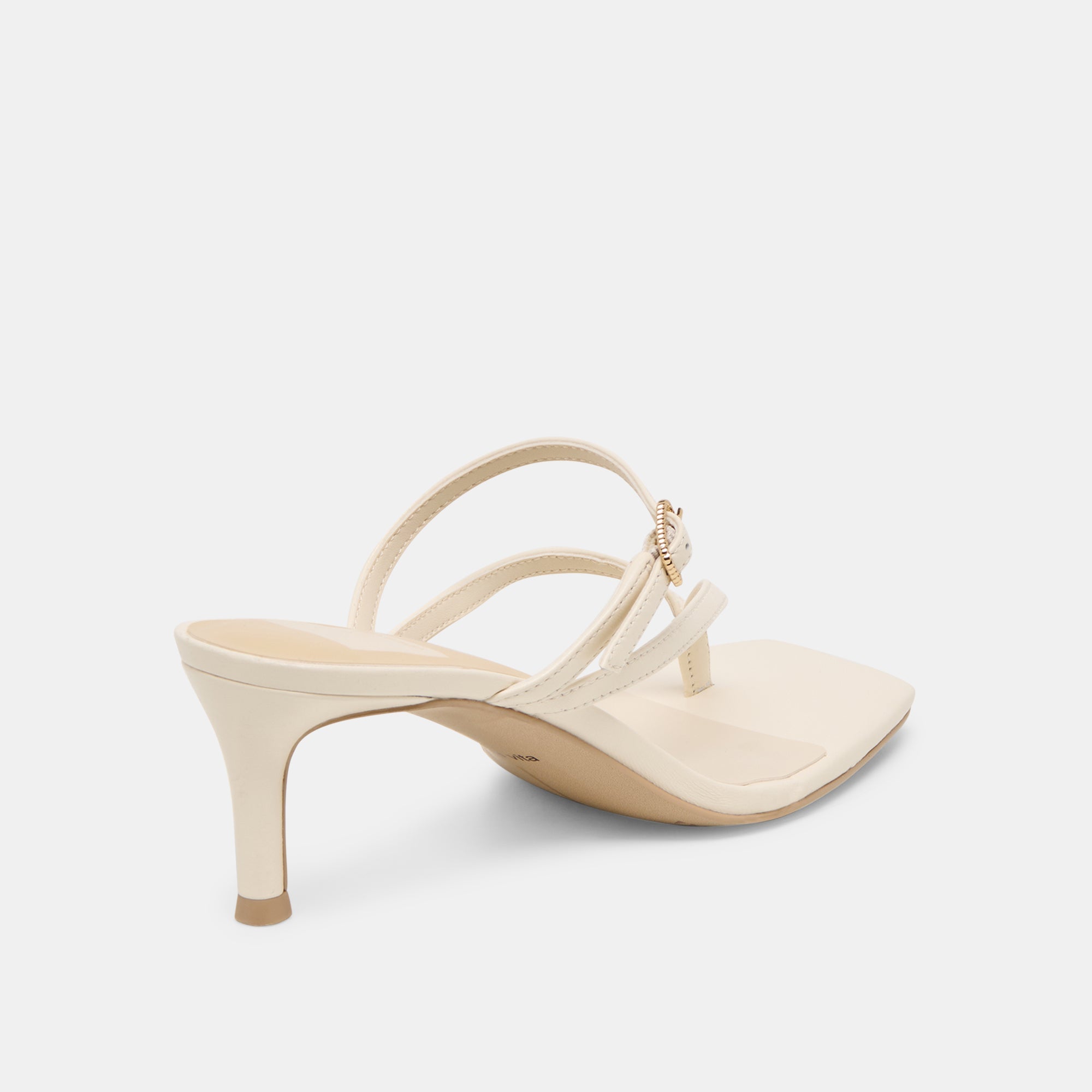 Biaga Off White Leather Heels / Dolce Vita
