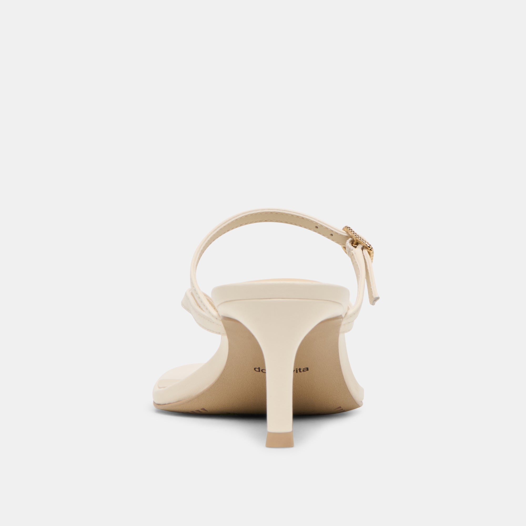 Biaga Off White Leather Heels / Dolce Vita