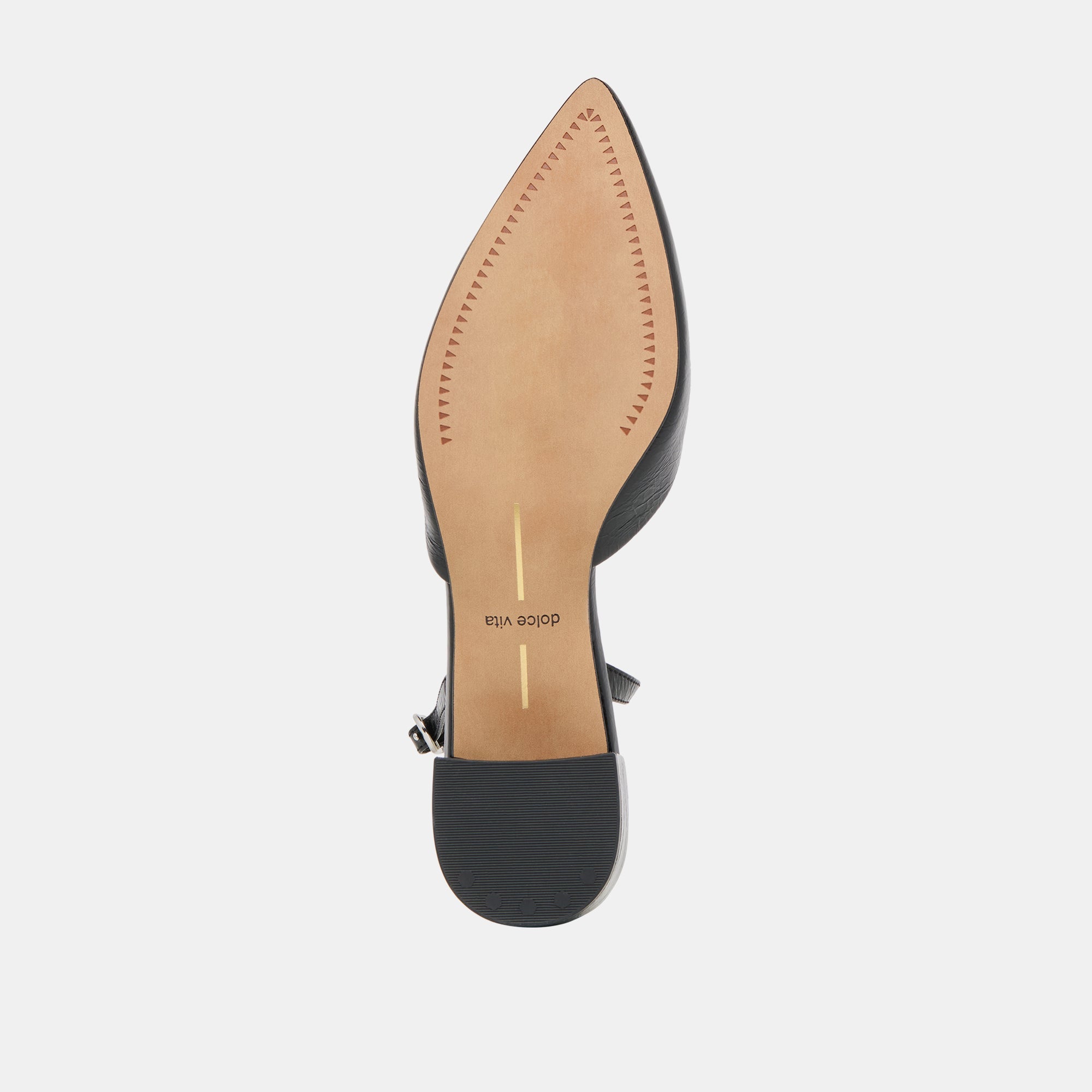 Carel Wide Midnight Crinkle Patent Leather Heels / Dolce Vita