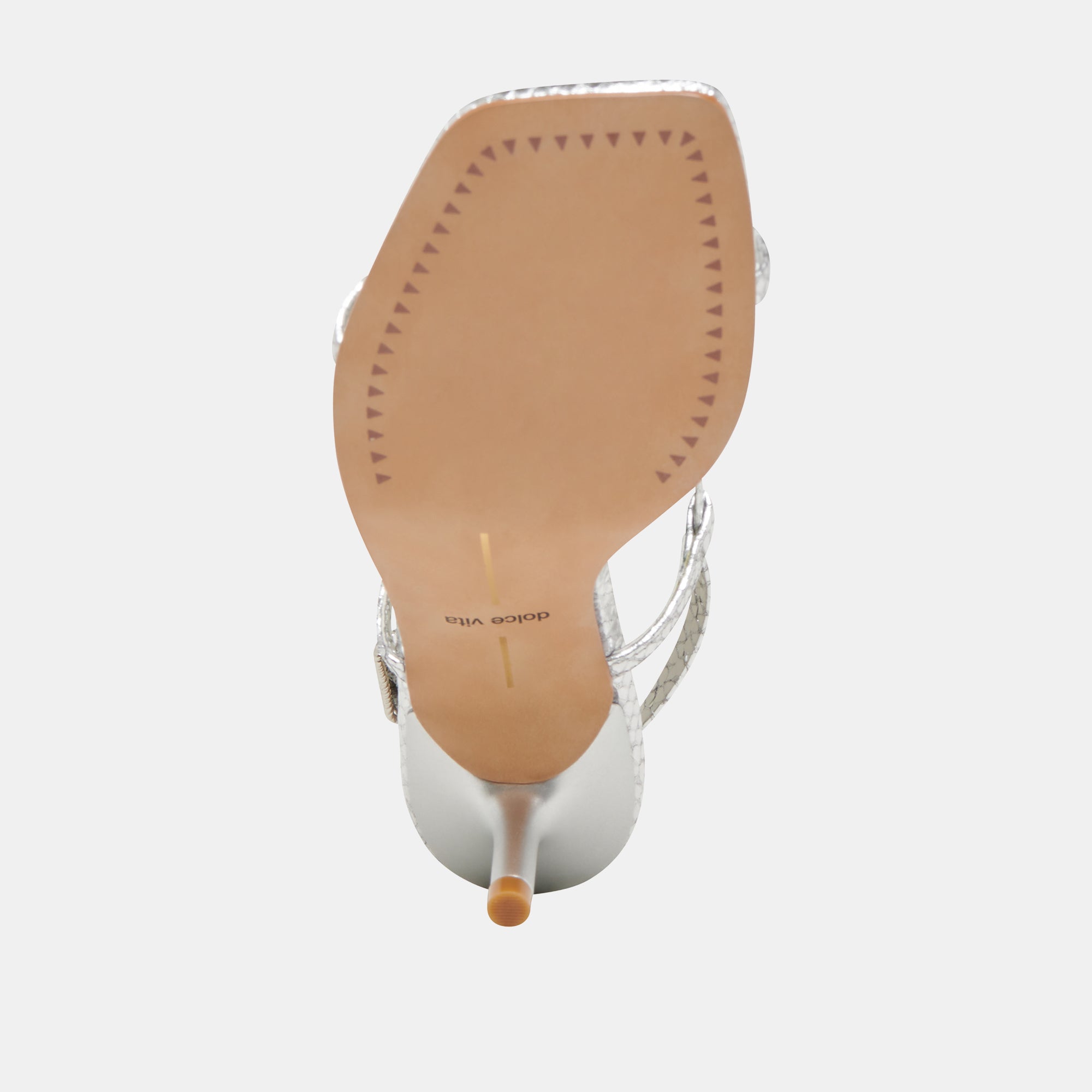 LAURY HEELS SILVER EMBOSSED LEATHER
 – Dolce Vita / Dolce Vita