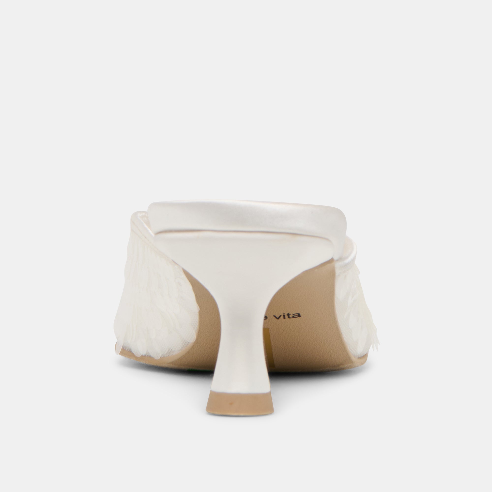 Cleo Ivory Sequin Heels / Dolce Vita