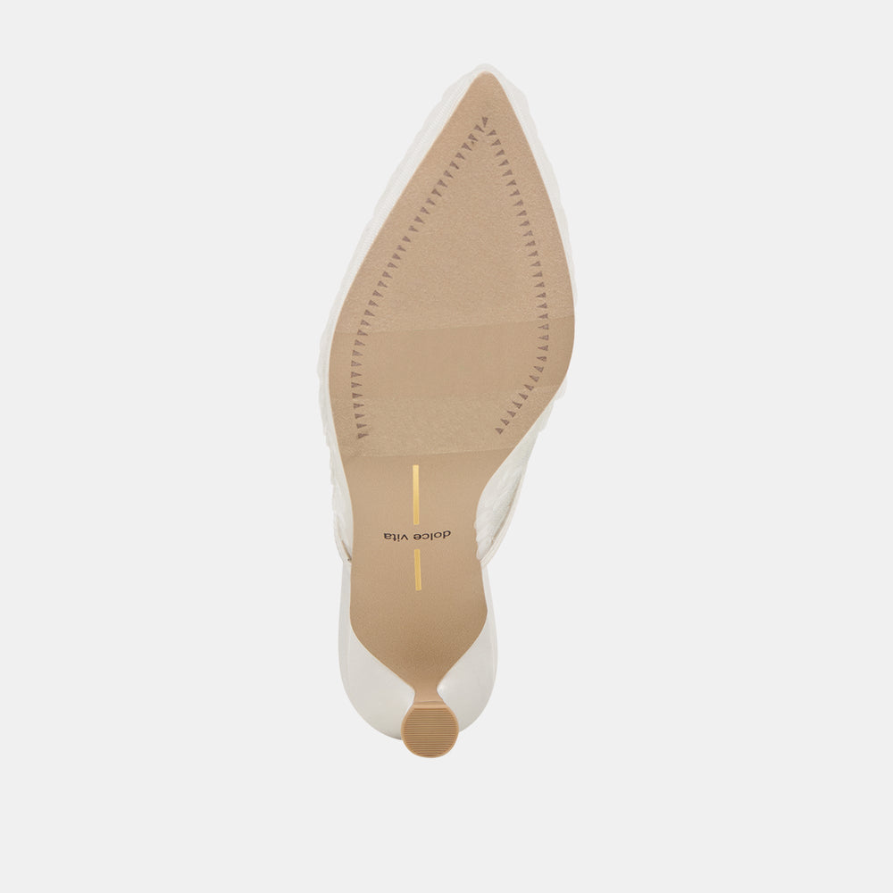 Cleo Ivory Sequin Heels / Dolce Vita