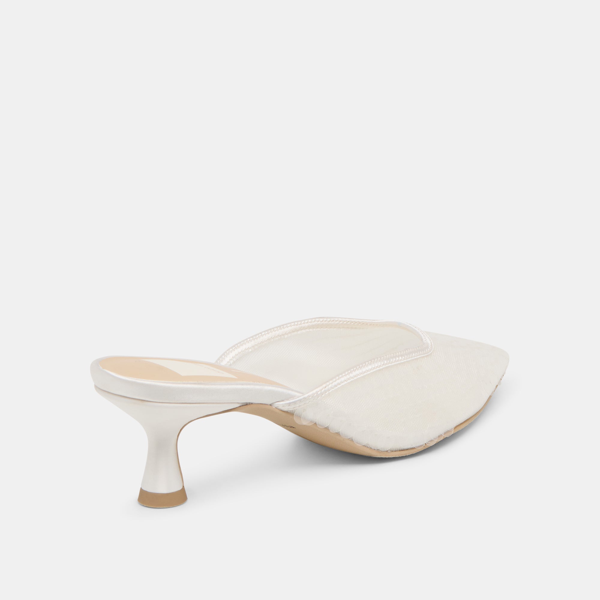 Cleo Ivory Sequin Heels / Dolce Vita