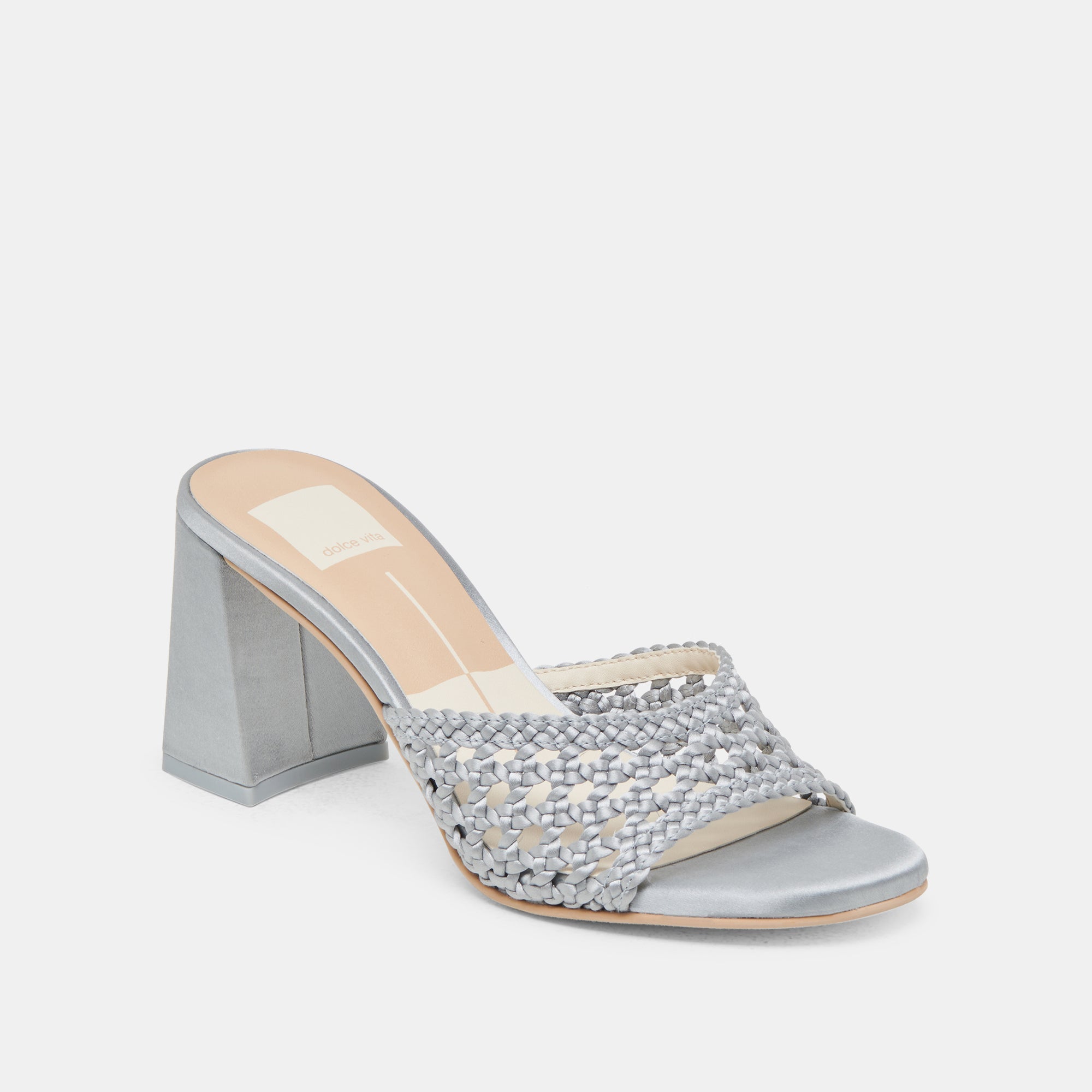 MARGOE HEELS LIGHT BLUE WOVEN SATIN
 – Dolce Vita / Dolce Vita