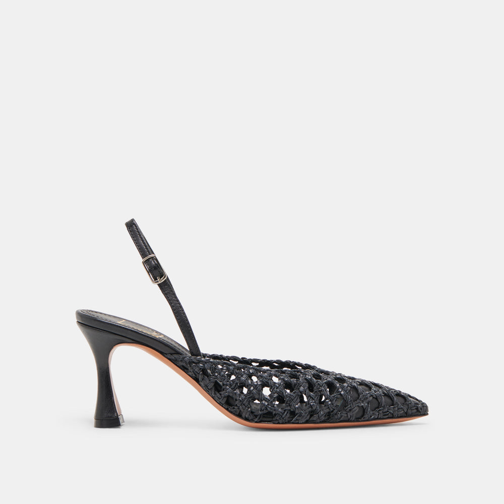 GLORIA HEELS BLACK WOVEN
 – Dolce Vita / Dolce Vita