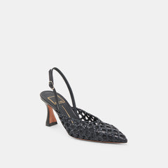 GLORIA HEELS BLACK WOVEN
 – Dolce Vita / Dolce Vita