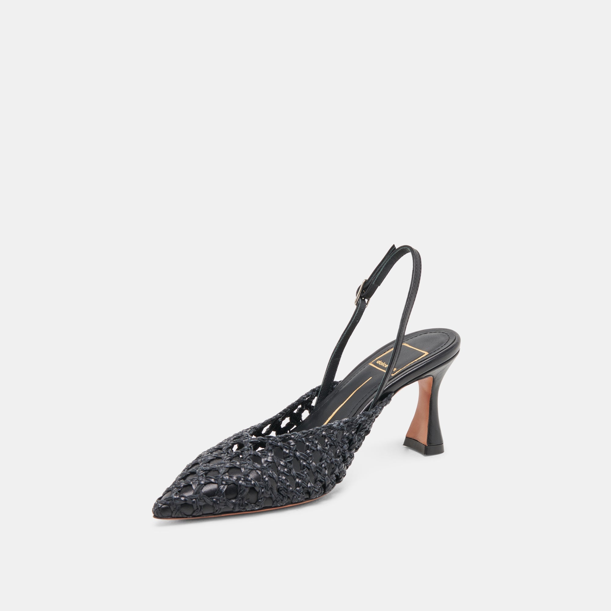 GLORIA HEELS BLACK WOVEN
 – Dolce Vita / Dolce Vita