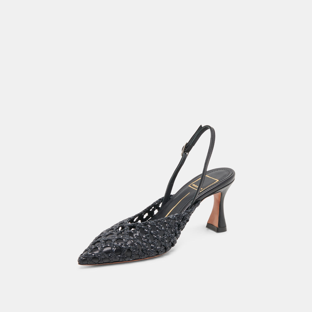 GLORIA HEELS BLACK WOVEN
 – Dolce Vita / Dolce Vita