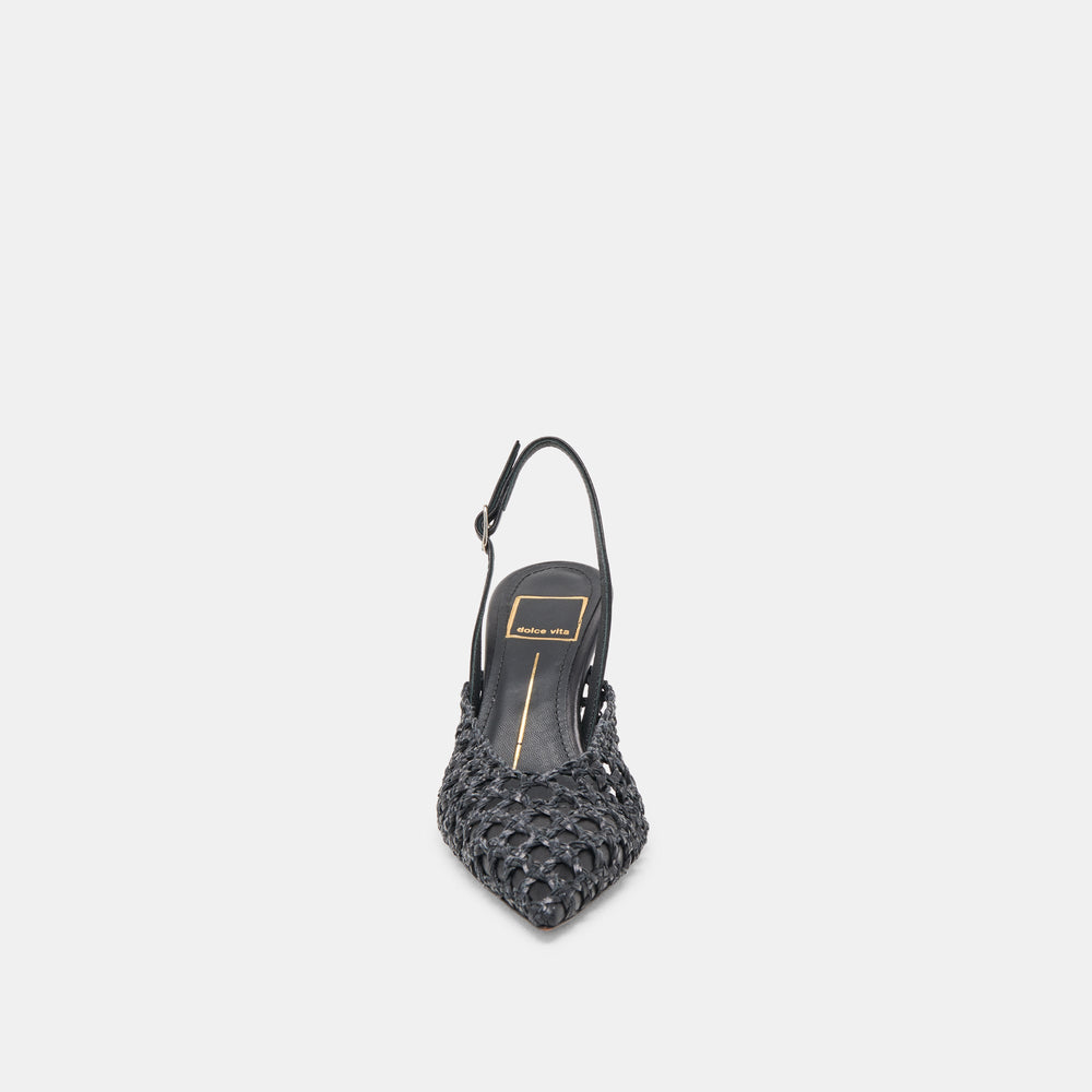 GLORIA HEELS BLACK WOVEN
 – Dolce Vita / Dolce Vita