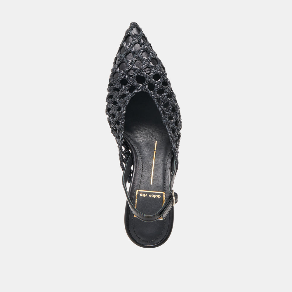 GLORIA HEELS BLACK WOVEN
 – Dolce Vita / Dolce Vita