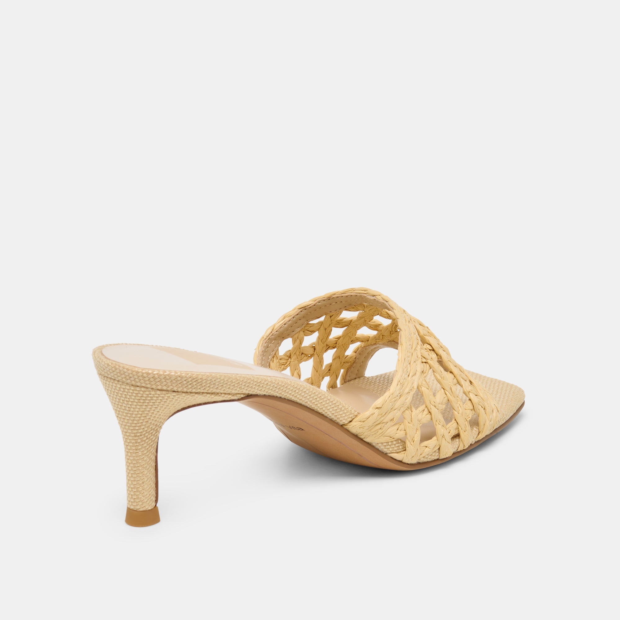 Bowen Lt Natural Raffia Heels / Dolce Vita