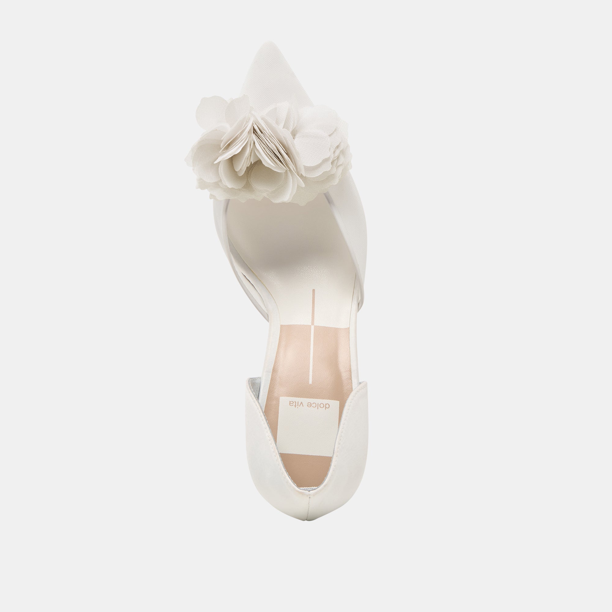 Evelin White Mesh Heels / Dolce Vita