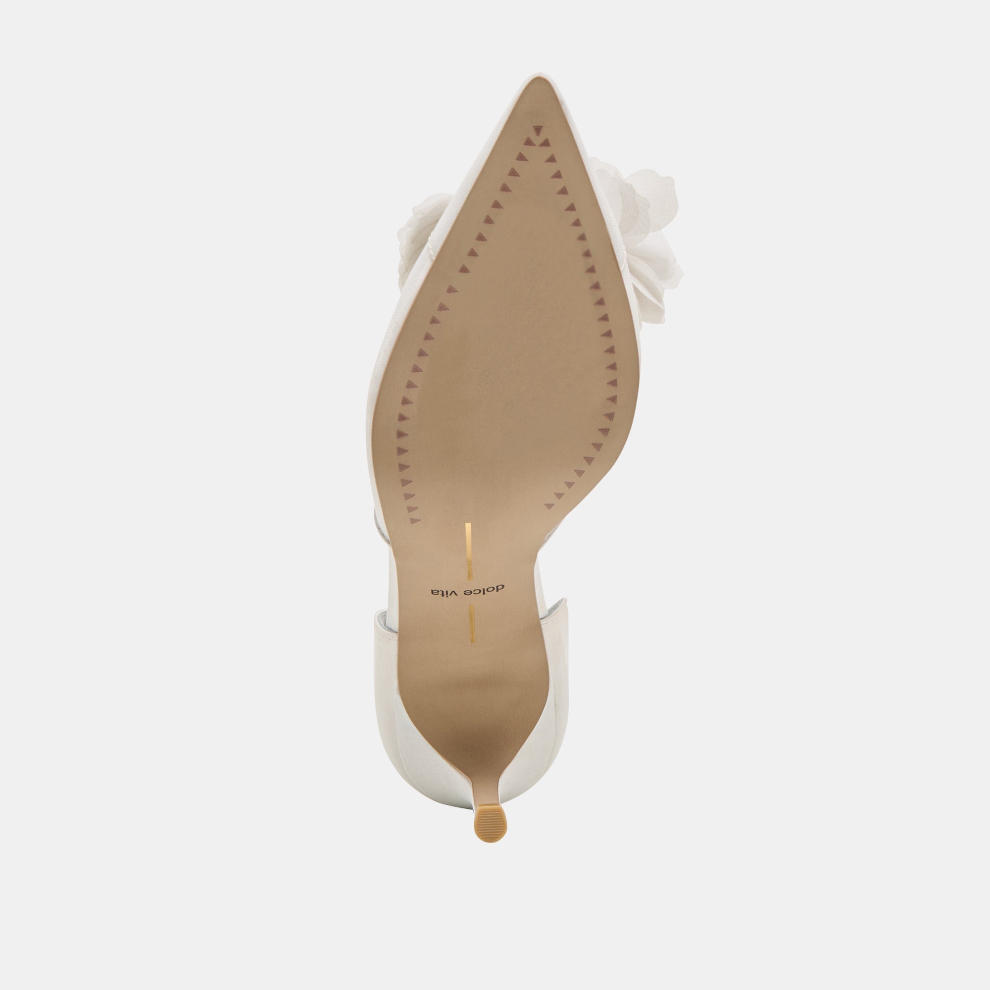 Evelin White Mesh Heels / Dolce Vita