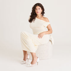 Evelin White Mesh Heels / Dolce Vita
