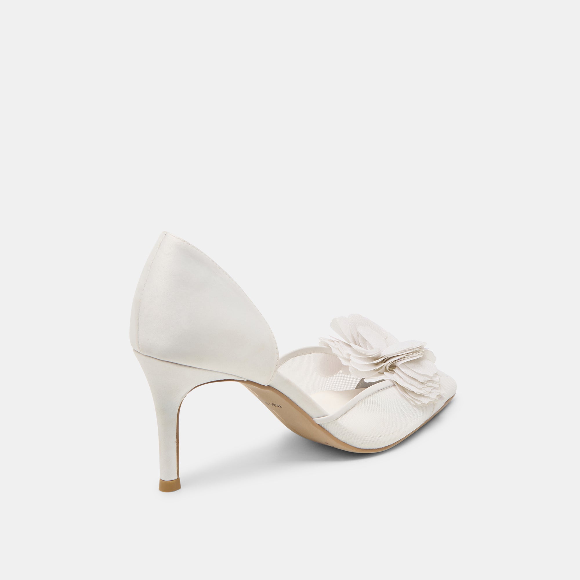 Evelin White Mesh Heels / Dolce Vita