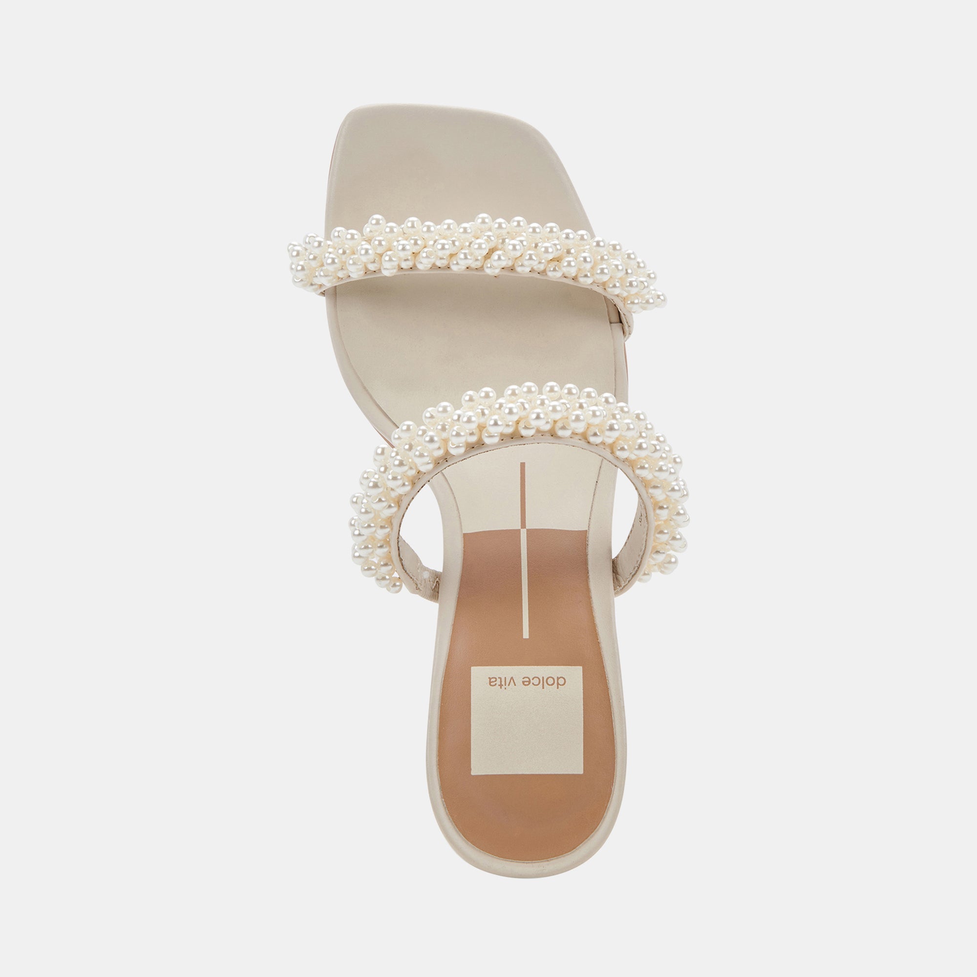 NOEL Heels Vanilla Pearls | Vanilla Pearl Bead Heels
 – Dolce Vita / Dolce Vita
