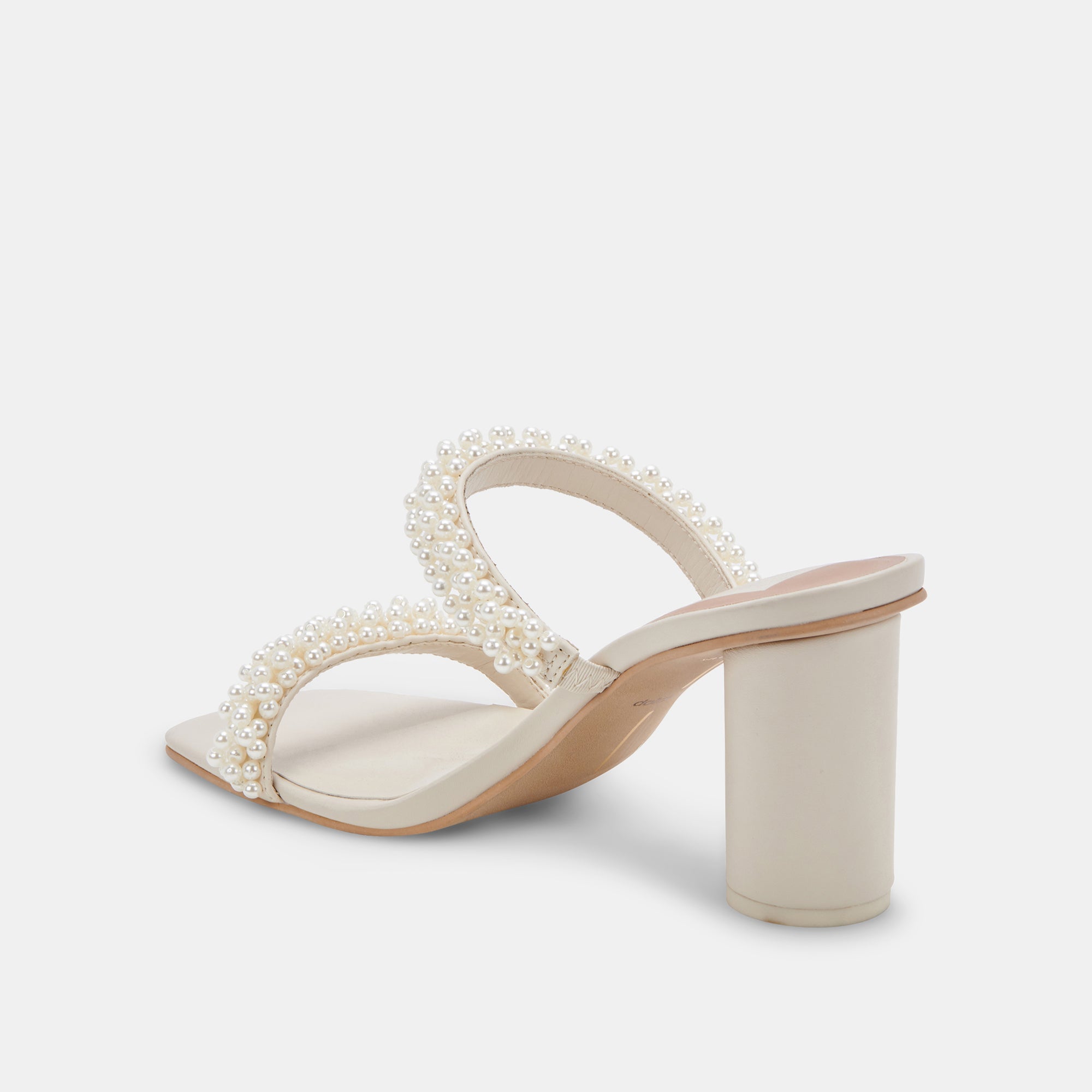 NOEL Heels Vanilla Pearls | Vanilla Pearl Bead Heels
 – Dolce Vita / Dolce Vita
