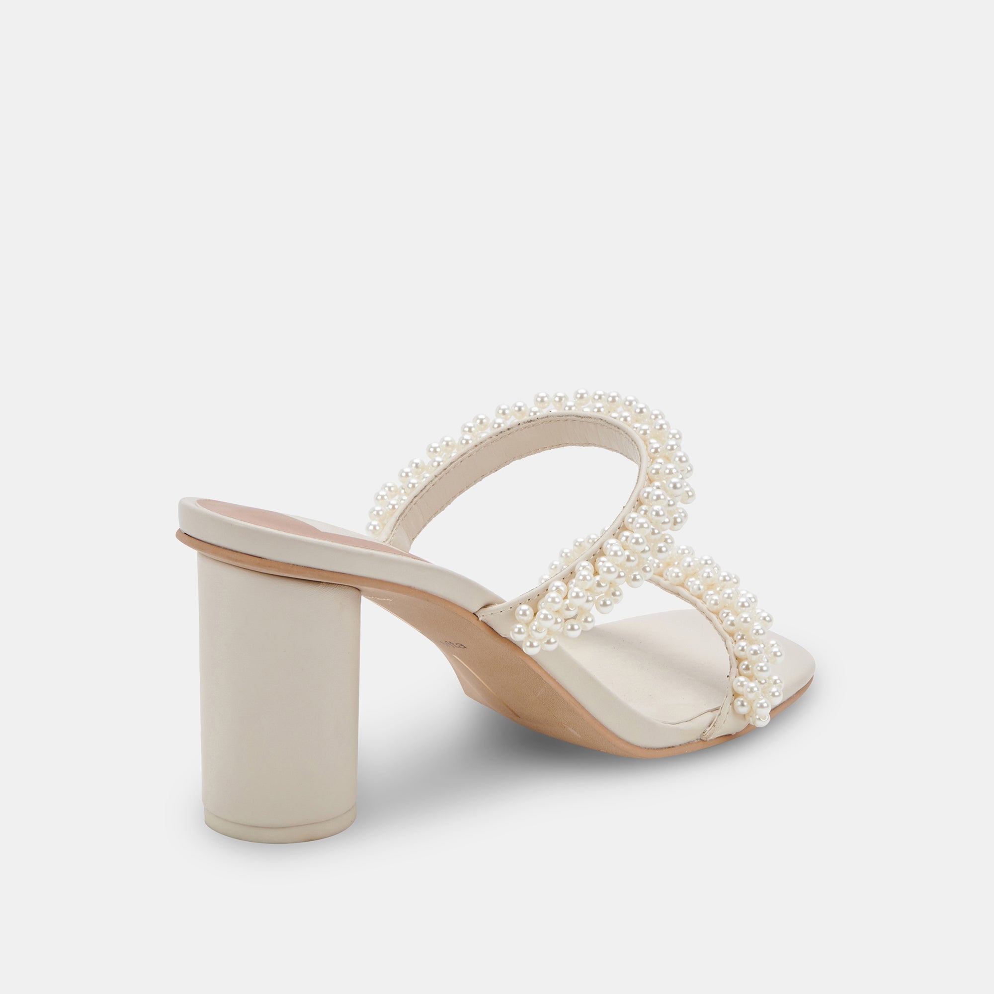 NOEL Heels Vanilla Pearls | Vanilla Pearl Bead Heels
 – Dolce Vita / Dolce Vita