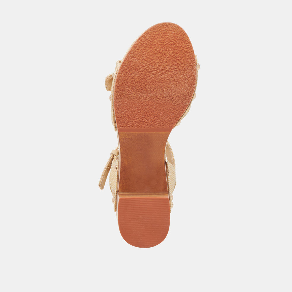 YANDY HEELS LT NATURAL RAFFIA
 – Dolce Vita / Dolce Vita