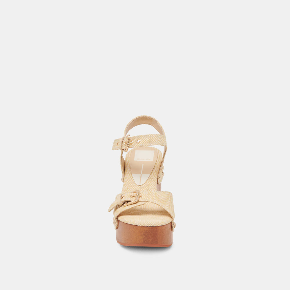 YANDY HEELS LT NATURAL RAFFIA
 – Dolce Vita / Dolce Vita